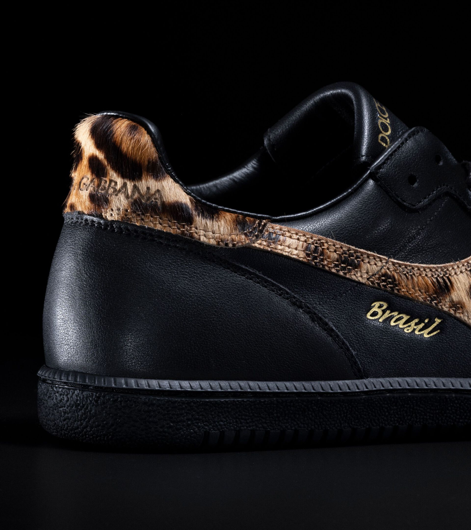 Lifestyle sneaker - Dolce&Gabbana x Diadora - Made in Italy BRASIL INDOOR DOLCE&GABBANA BLACK - Diadora