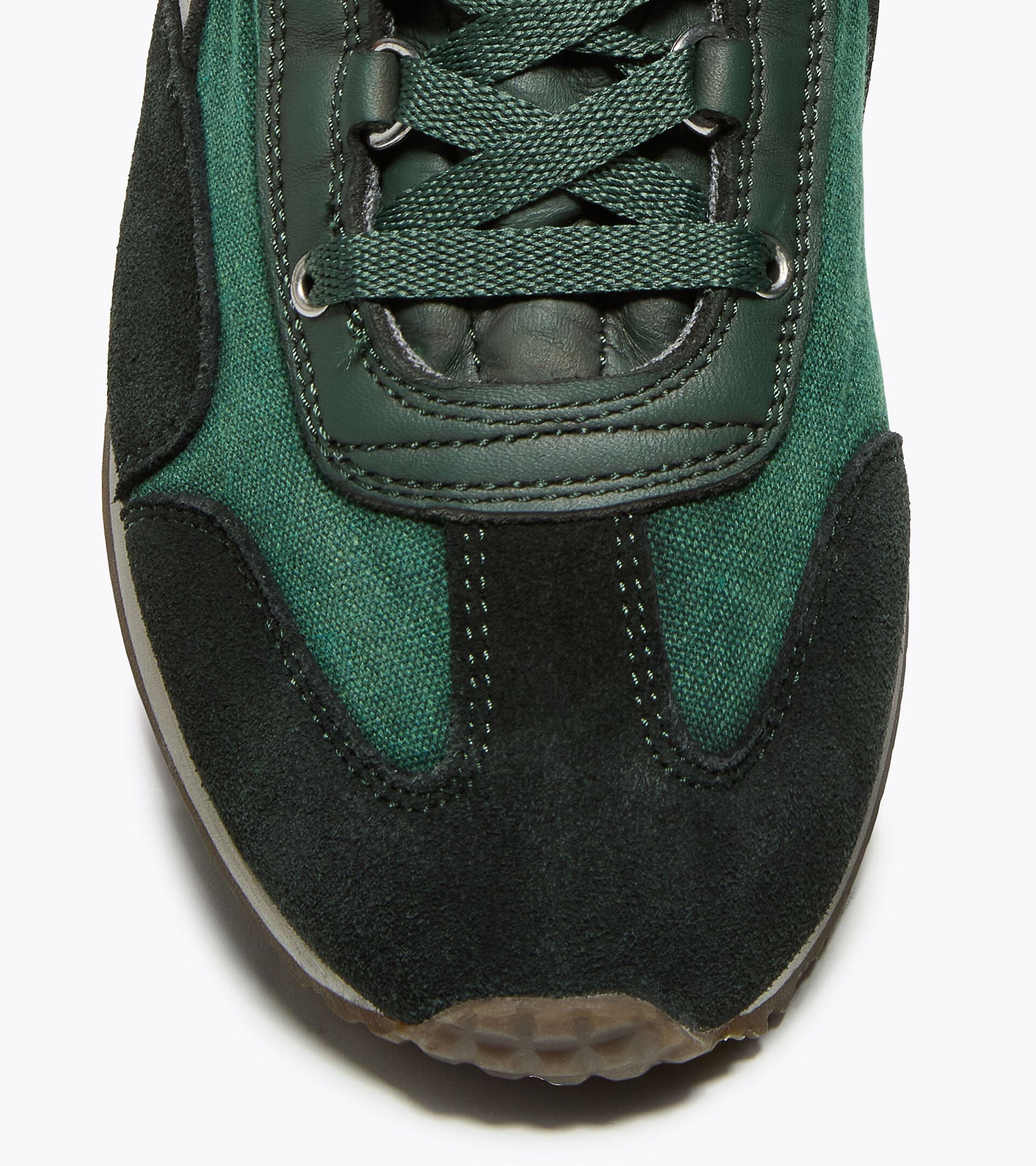 Low-profile Heritage sneaker - All-gender EQUIPE DIRTY SW EVO BOSPHORUS GREEN - Diadora