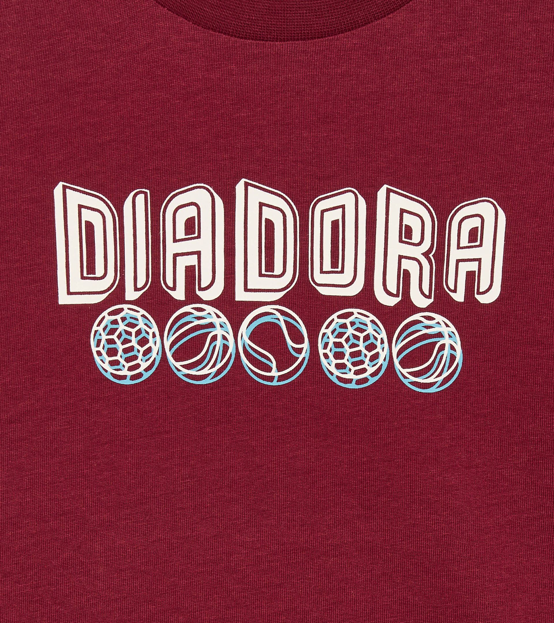 T-shirt en coton à manches longues - Ado garçon
 JB. T-SHIRT LS LOGO PORTO TAWNY - Diadora