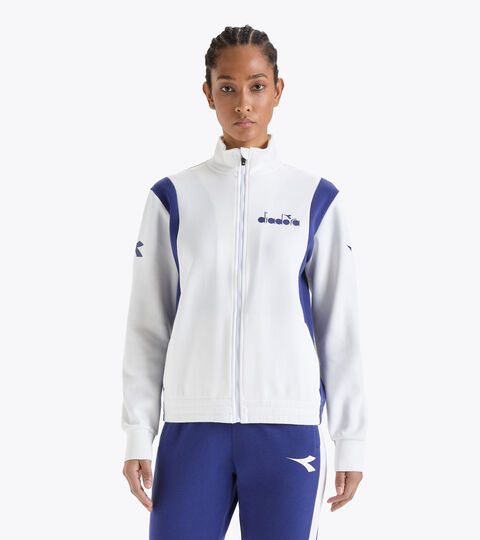 Tennis jacket - Women 
 L. FZ JACKET OPTICAL WHITE - Diadora