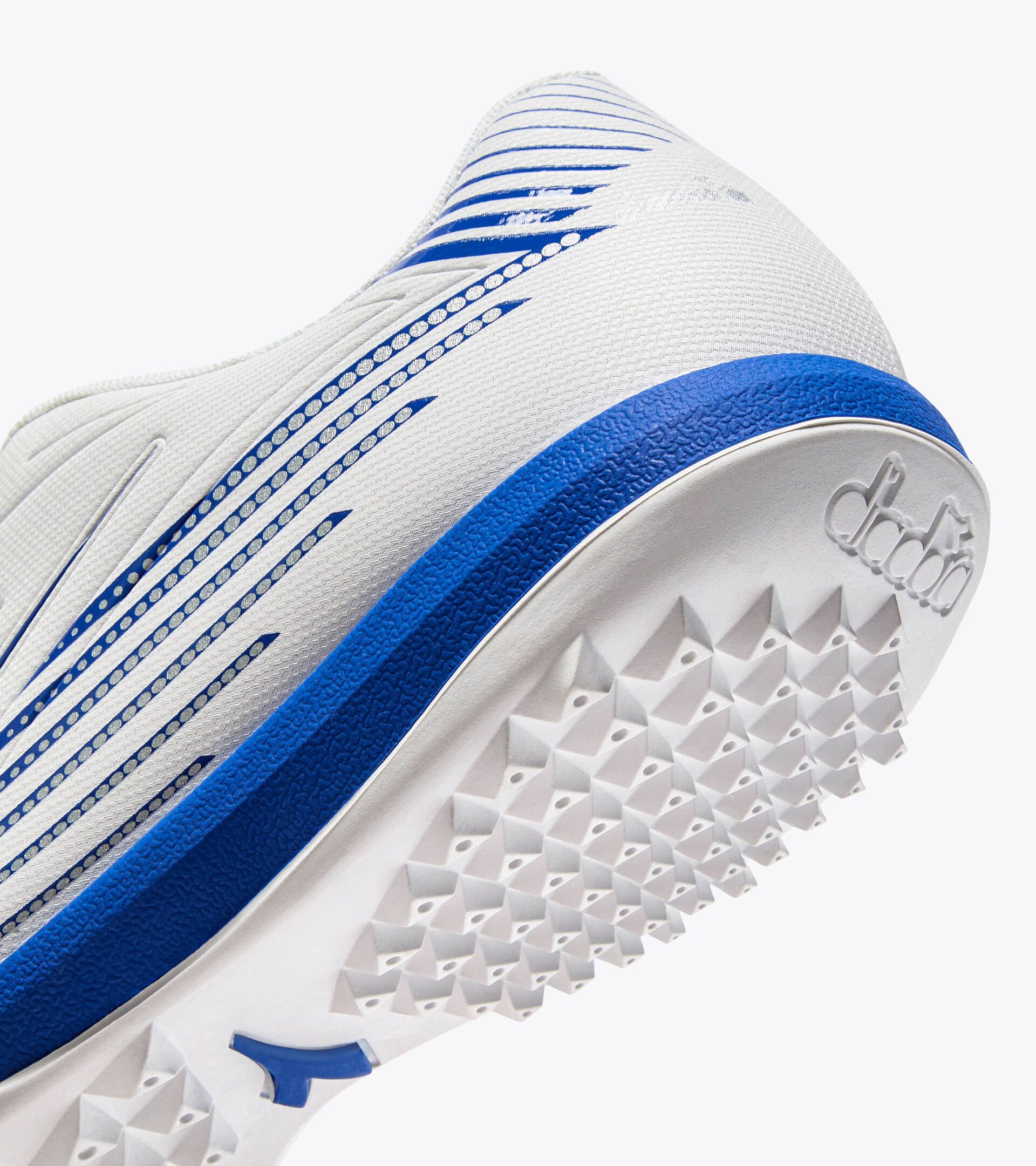 Calcio boots for synthetic grounds - Men&rsquo;s PICHICHI 8 TFR WHITE/ROYAL - Diadora