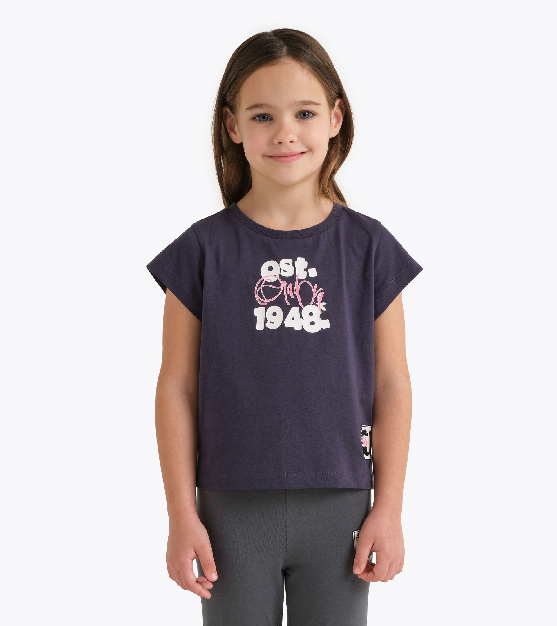 T-shirt - Girls
 JG. T-SHIRT SS ESS. SPORTS BLUE DENIM - Diadora