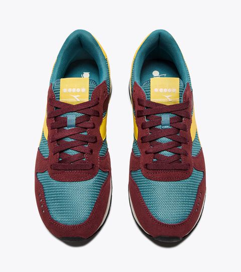 Suede leather sneaker - All-gender
 CAMARO M2 BRITTANY BLUE/HOT CHOCOLATE - Diadora