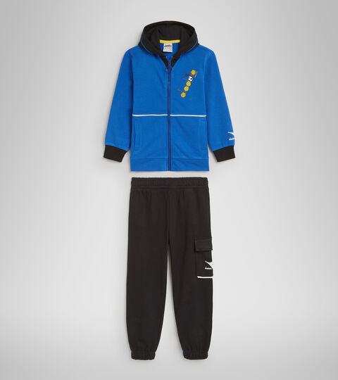 JB.TRACKSUIT HD FZ DIADORA FC, PRINZESSIN BLAU Sportlicher Trainingsanzug aus Baumwolle - Jungen JB.TRACKSUIT HD FZ DIADORA FC PRINZESSIN BLAU - Diadora