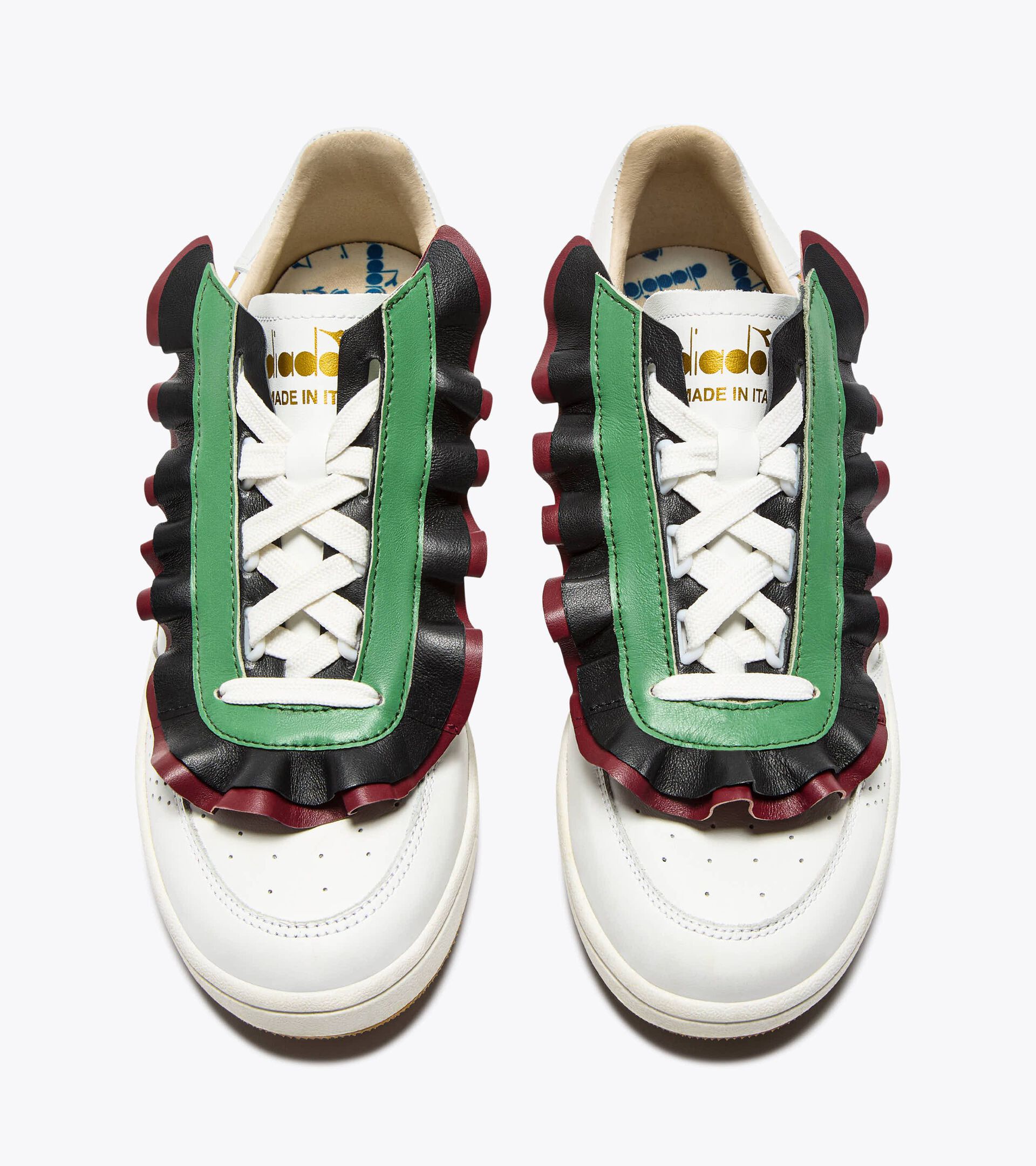 Sneakers Heritage en cuir - Femme B.ELITE ROUGE WN MULTICOLOR - Diadora