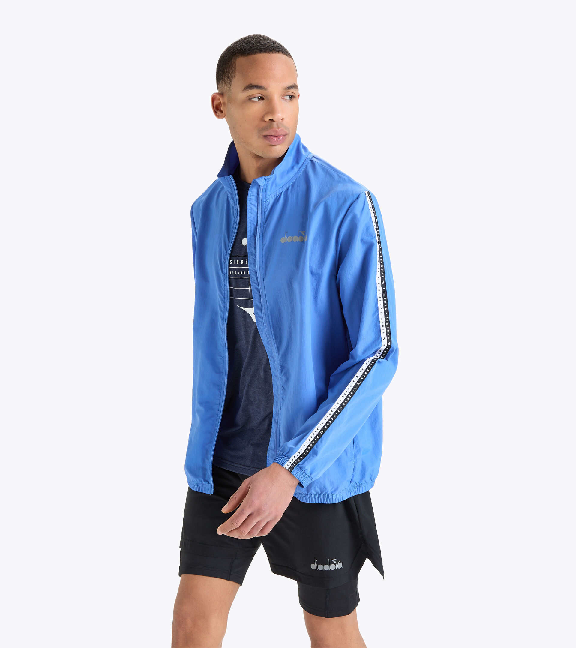 Giacca antivento - Uomo MULTILAYER JACKET BE ONE AZZURRO FIORDALISO (65045) - Diadora