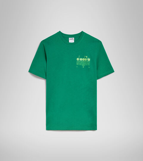 T-SHIRT SS MANIFESTO, FROHLICHGRUN T-Shirt aus Baumwolle - Unisex T-SHIRT SS MANIFESTO FROHLICHGRUN - Diadora