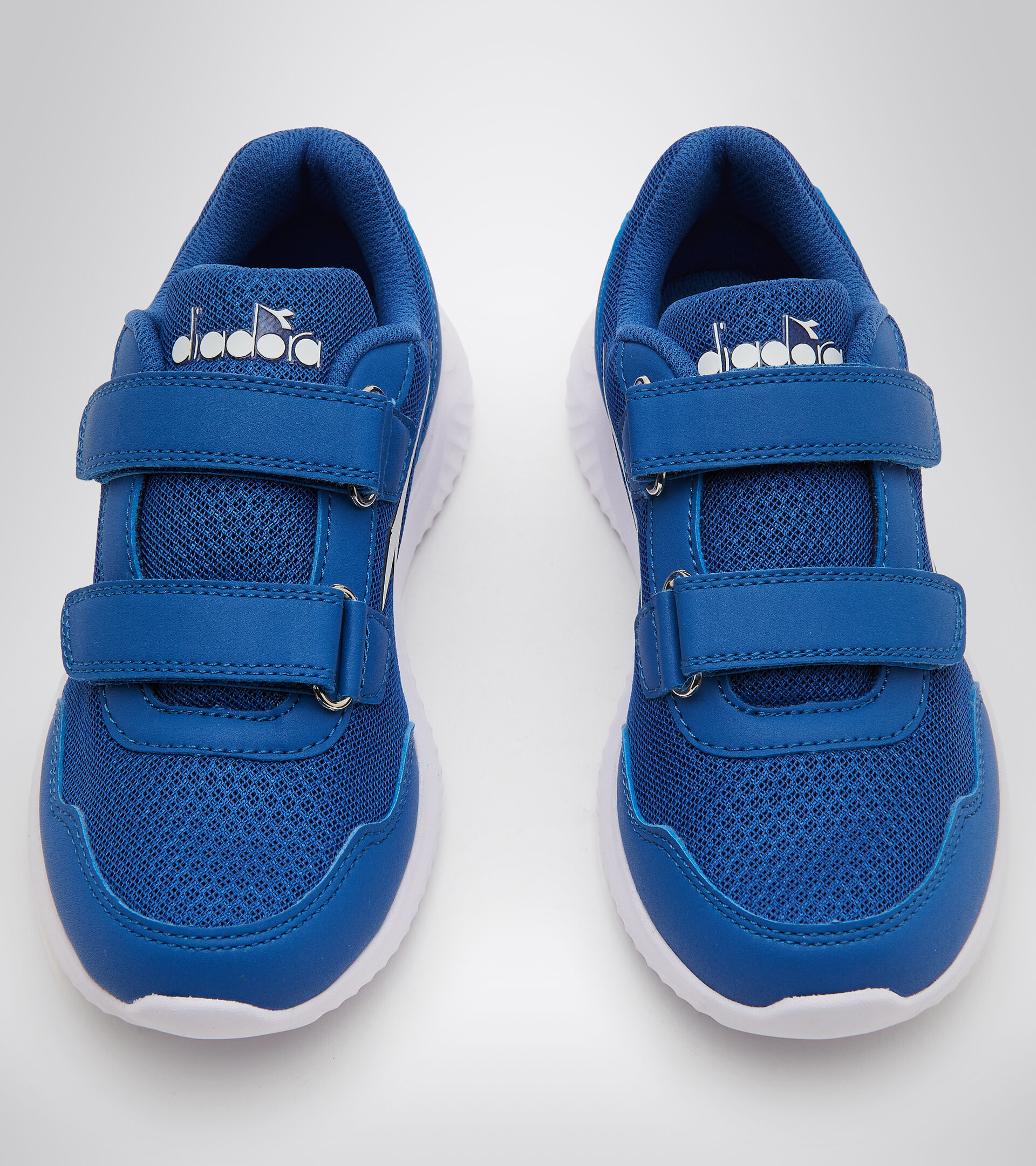 Junior velcro-strap running shoe - Unisex ROBIN 3 JR V FEDERAL BLUE/WHITE - Diadora
