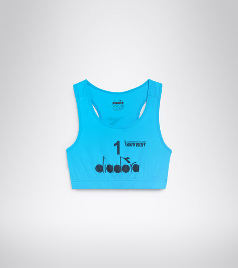TOP GARA DONNA #1 CAMP. ITALIANO, IMPERIAL BLEU Top de sport - Championnat d’Italie de Beach Volley TOP GARA DONNA #1 CAMP. ITALIANO IMPERIAL BLEU - Diadora