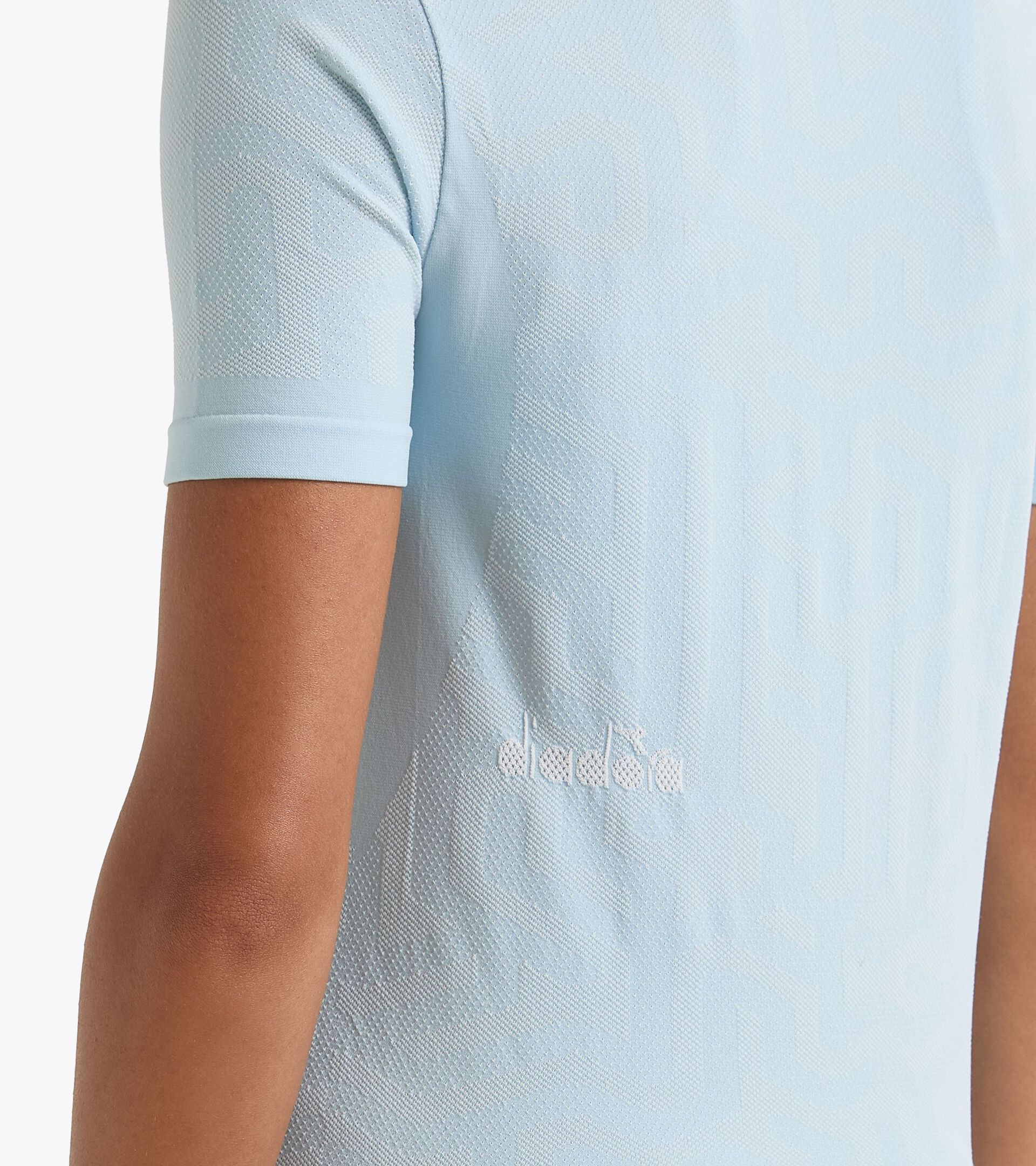 Camiseta térmica - Running - Mujer L. SS T-SHIRT STRATOUNO AZUL CORYDALIS - Diadora