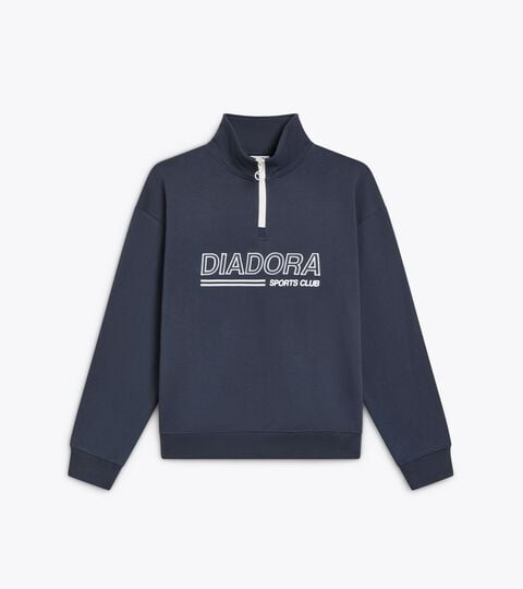 SWEATSHIRT 1/2 ZIP LEGACY, BLUE DENIM Legacy sweatshirt with a comfort fit - Made in Italy - All-Gender
SWEATSHIRT 1/2 ZIP LEGACY BLUE DENIM - Diadora