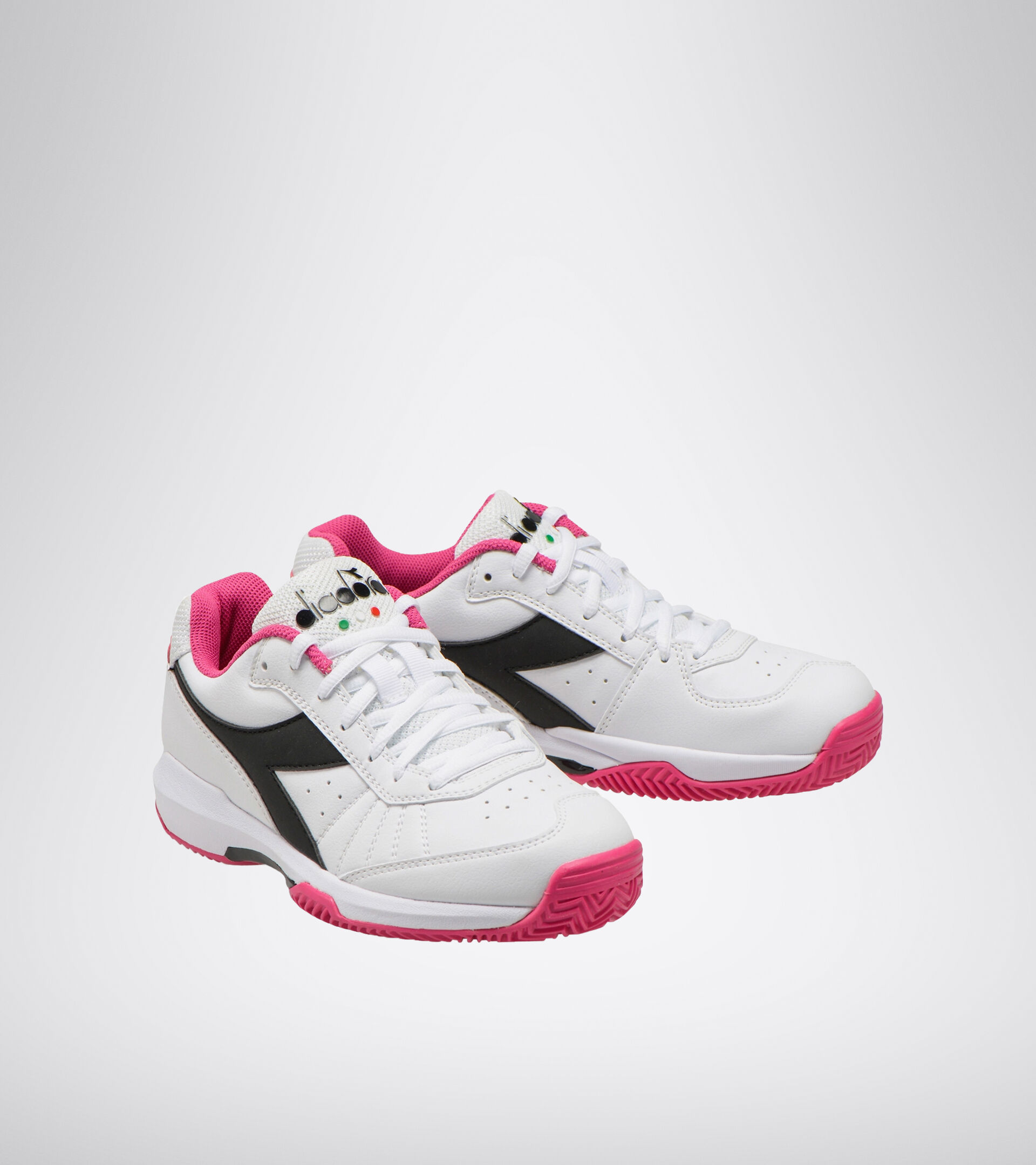 Footwear Sport DONNA S. CHALLENGE 3 W SL CLAY WHITE/BLACK/MAGENTA Diadora