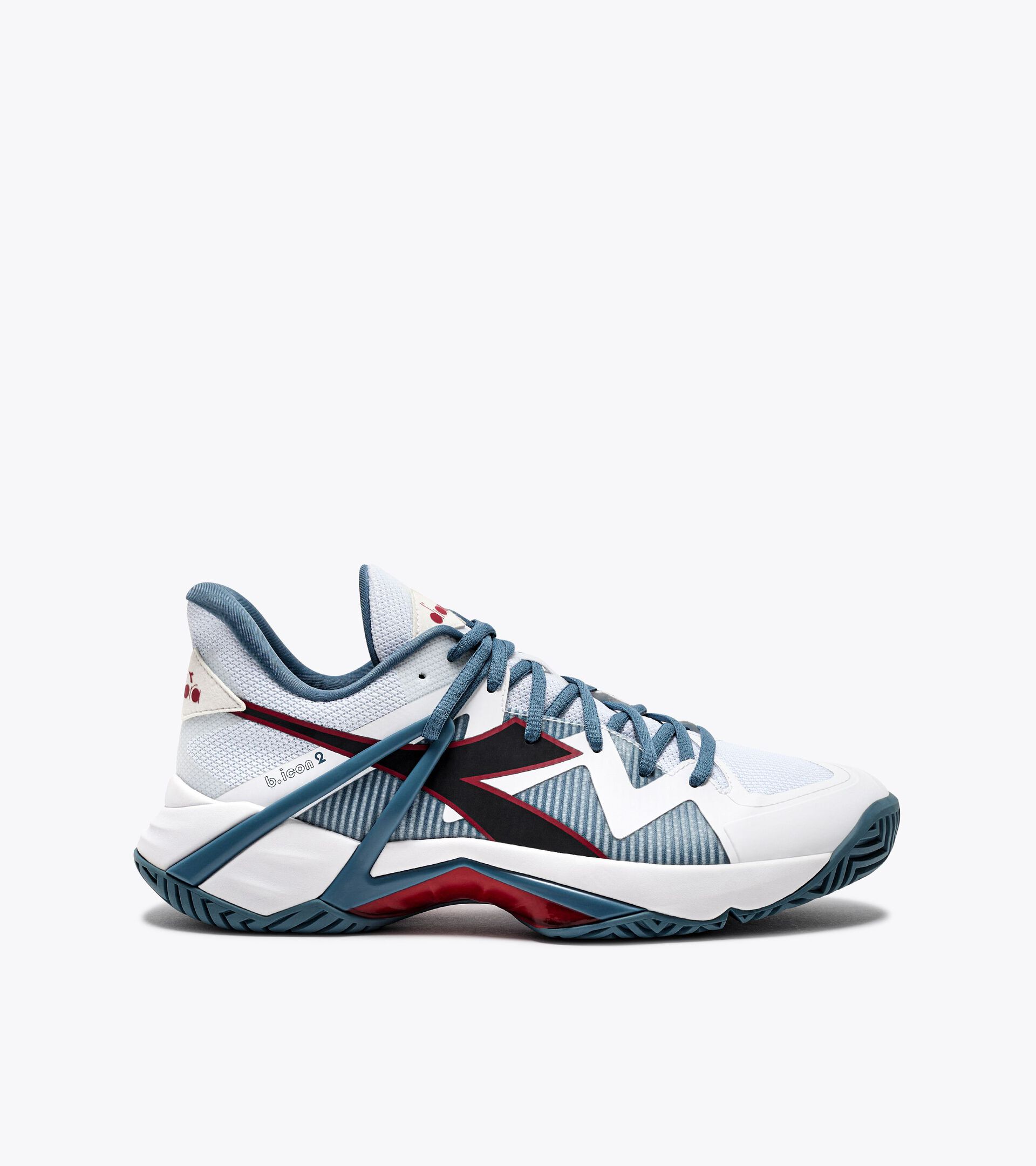 Diadora B.Icon AG Scarpe Tennis Donna - Vermiglio Arancione/Bianco, Suola Per Tutte Le Superfici