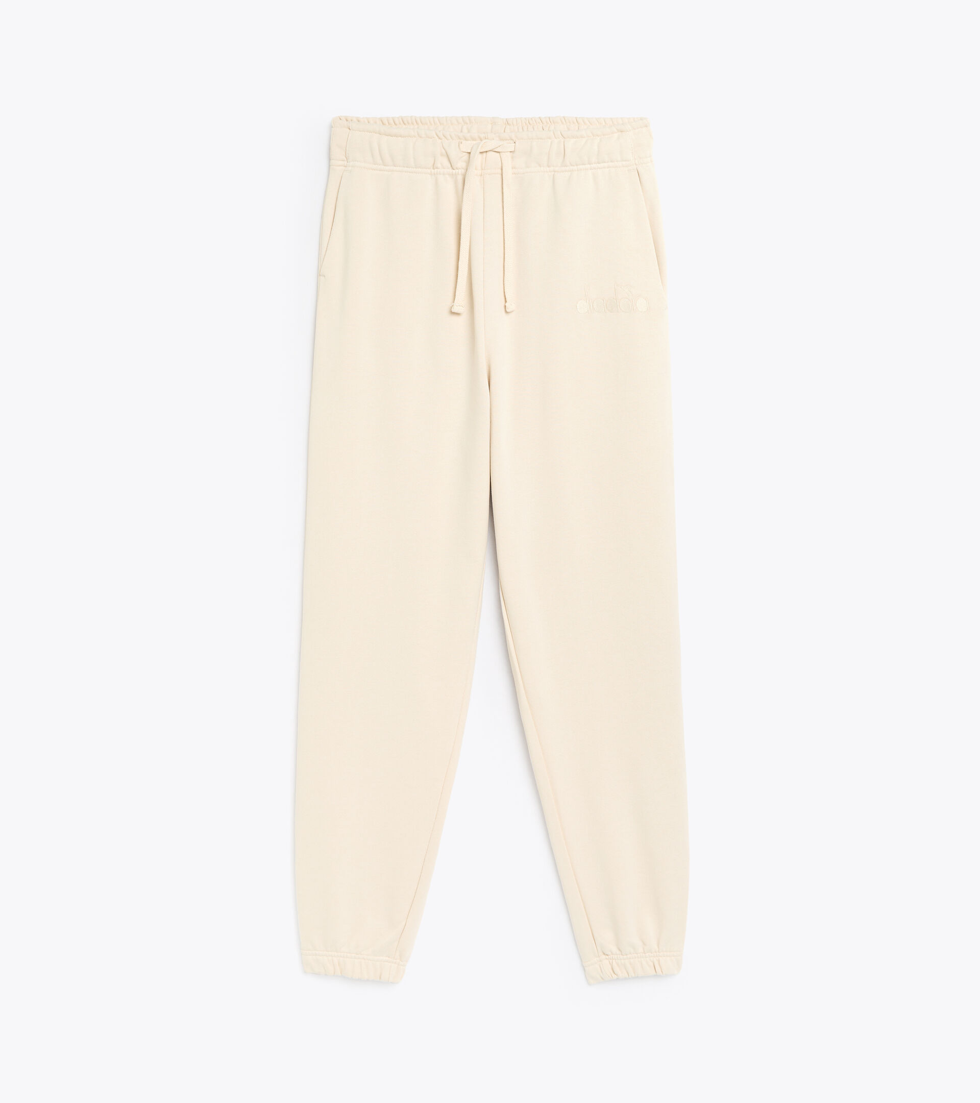 Cotton sweatpants - Gender neutral PANT SPW LOGO WHITE SWAN - Diadora