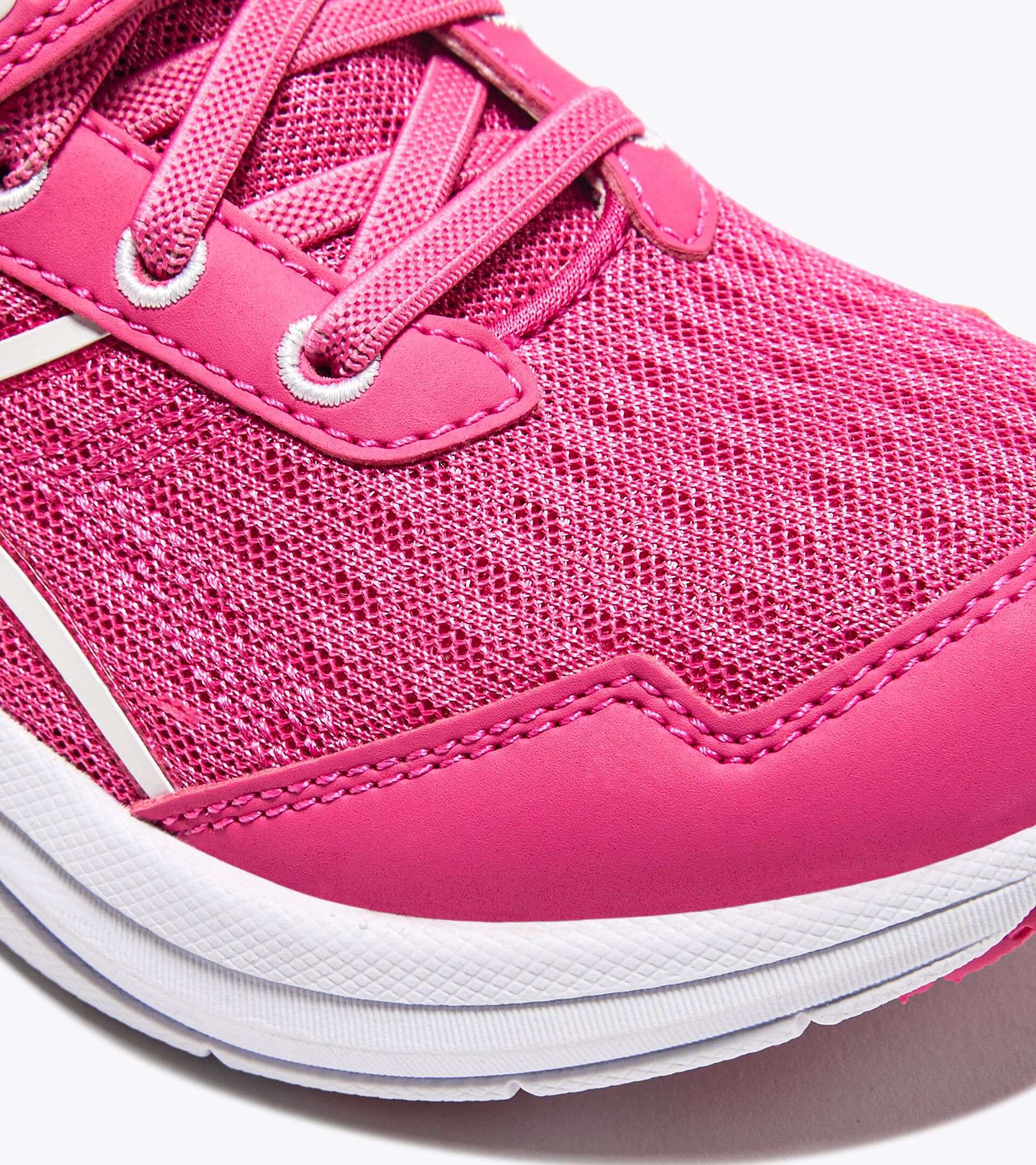 Laufschuhe - Doppelter Verschluss - Mädchen/Jungen und Teenager SNIPE 2 JR APRIKOSE SORBET/WEISS - Diadora