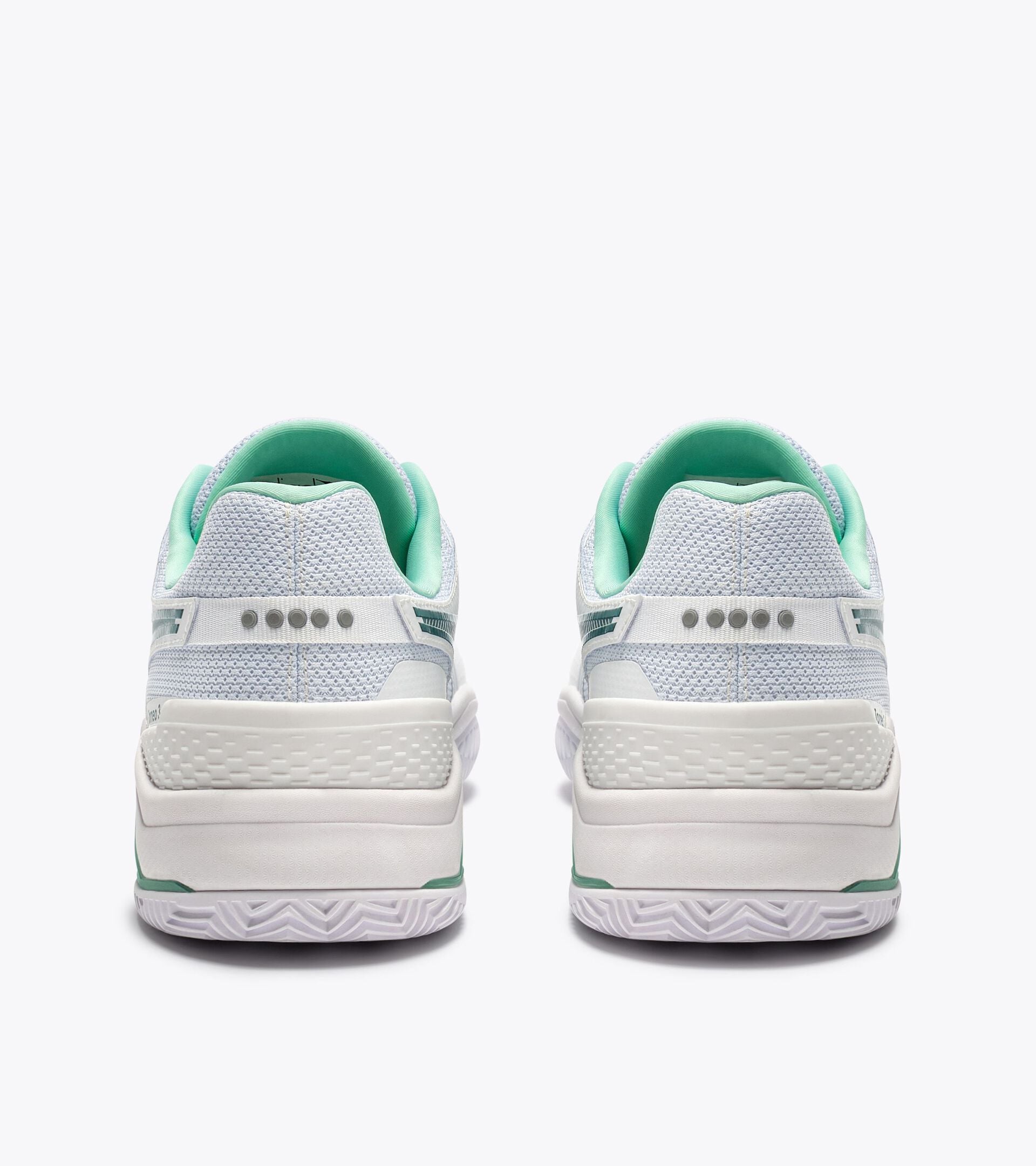 Tennisschuh f&uuml;r Sandpl&auml;tze - Schutz und Cushioning - Herren BLUSHIELD TORNEO 3 CLAY WEISS/SCHATTIERTE FICHTE - Diadora