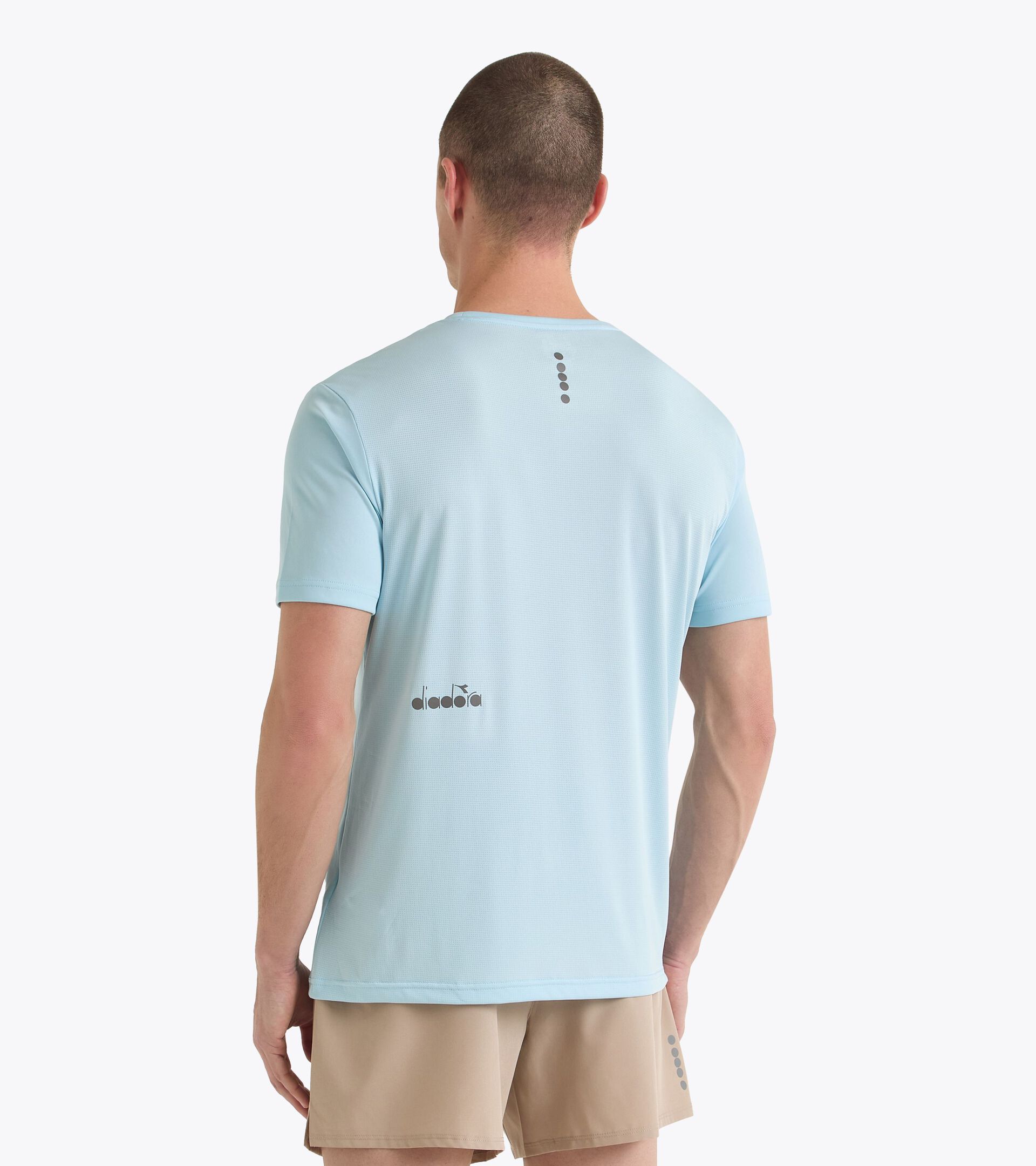 Sports t-shirt - Men RUN SS T-SHIRT CORYDALIS BLUE - Diadora