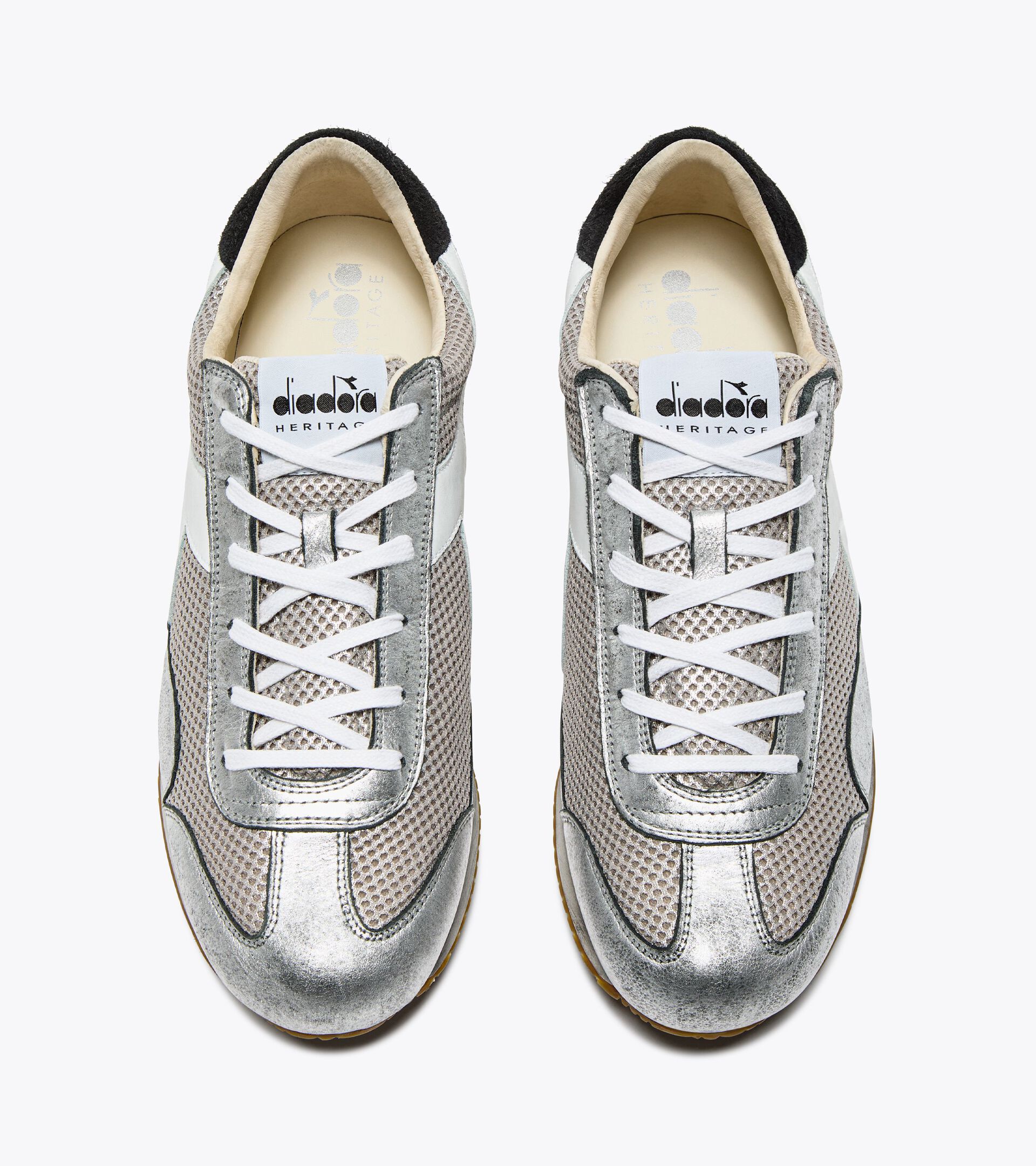 Heritage leather sneaker - All-Gender EQUIPE STELLAR SW SILVER METALIZED - Diadora