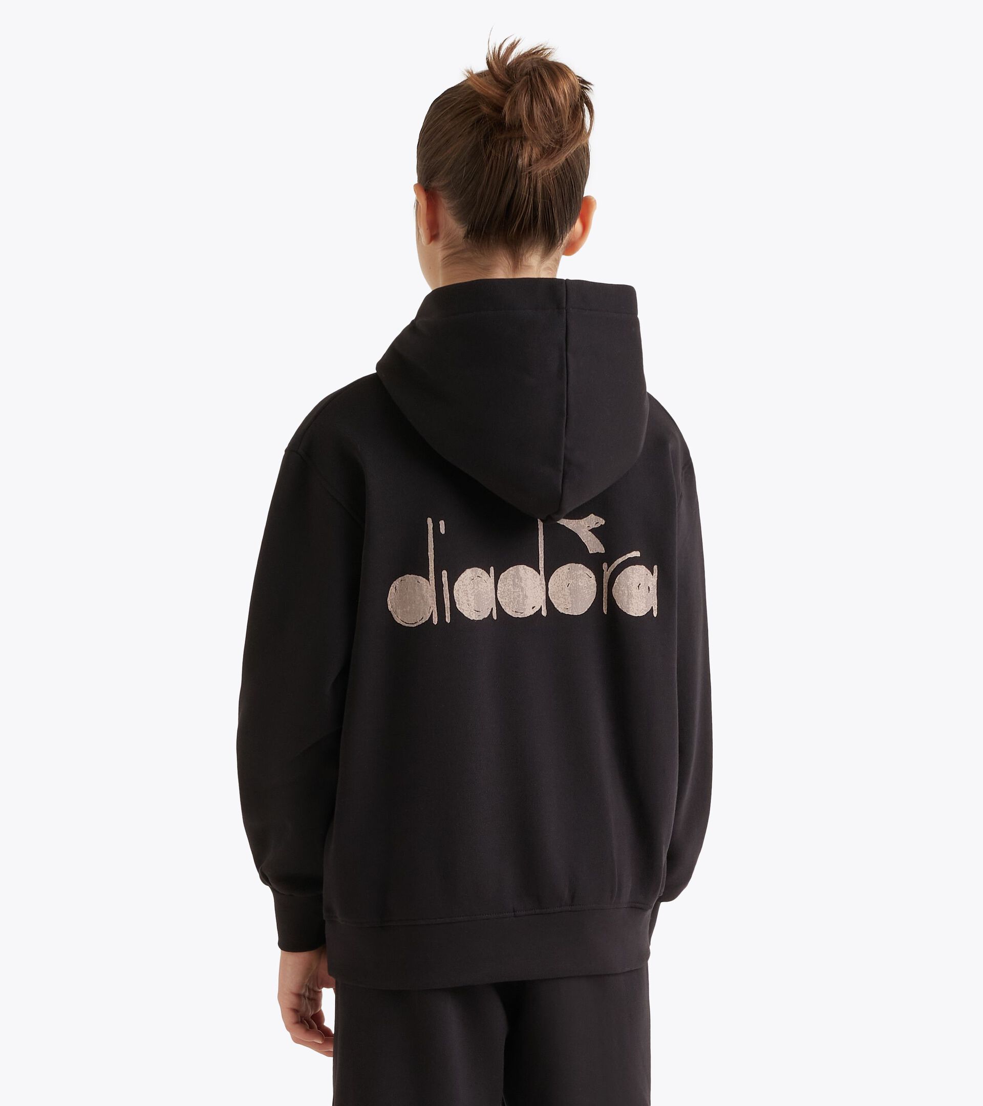 Hoodie - Boys  JB. HOODIE FRIENDLY TEAM BLACK - Diadora