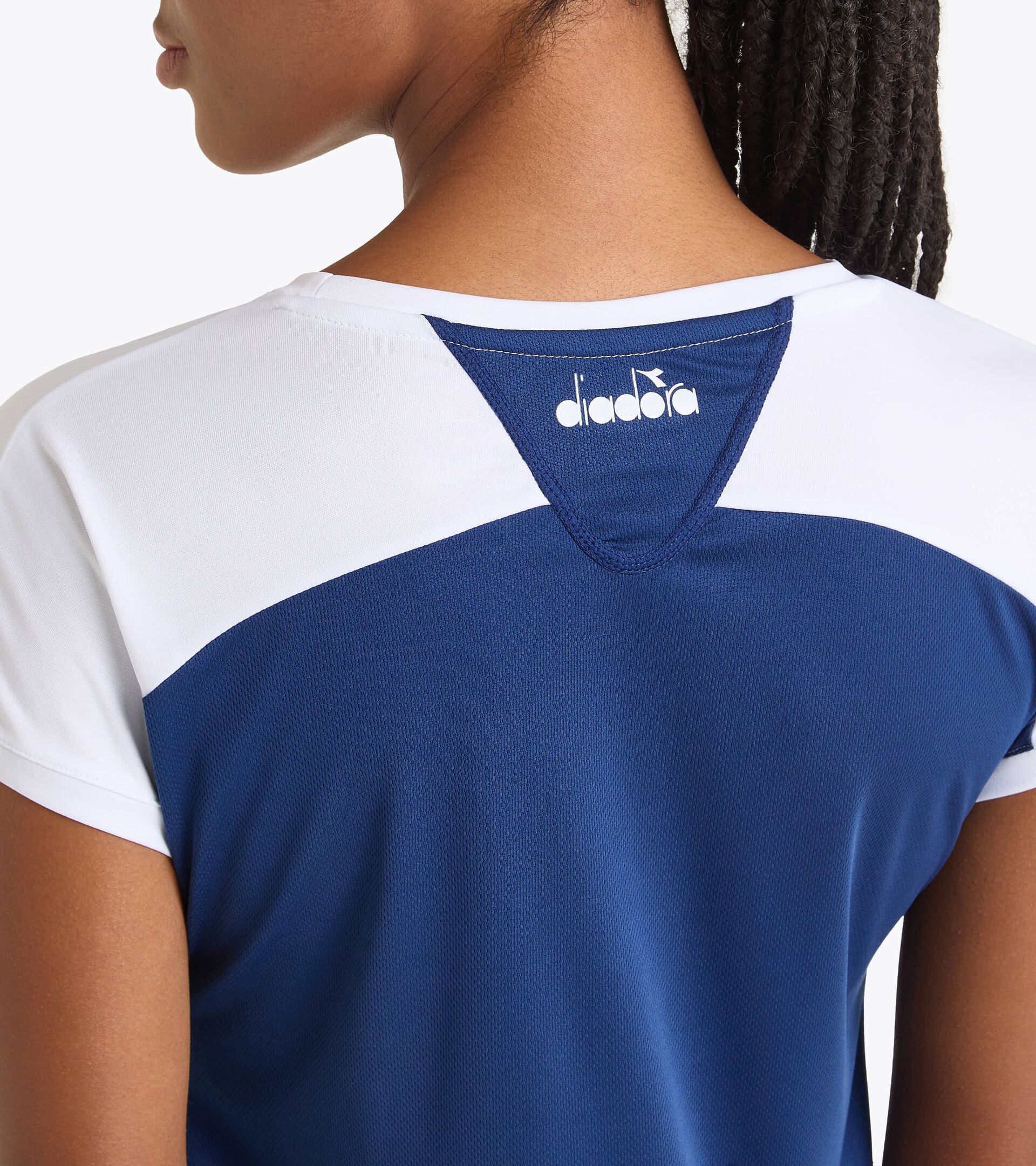 Tennis T-shirt - Women L. T-SHIRT COURT SALTIRE NAVY - Diadora