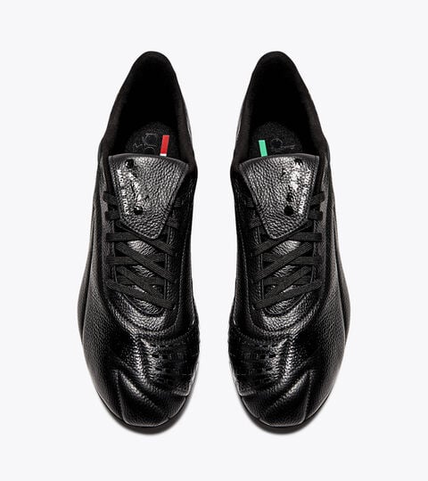 MAXIMUS ELITE ITA T SLX, BLACK Leather calcio boots for firm ground - Made In Italy - All-Gender MAXIMUS ELITE ITA T SLX BLACK - Diadora