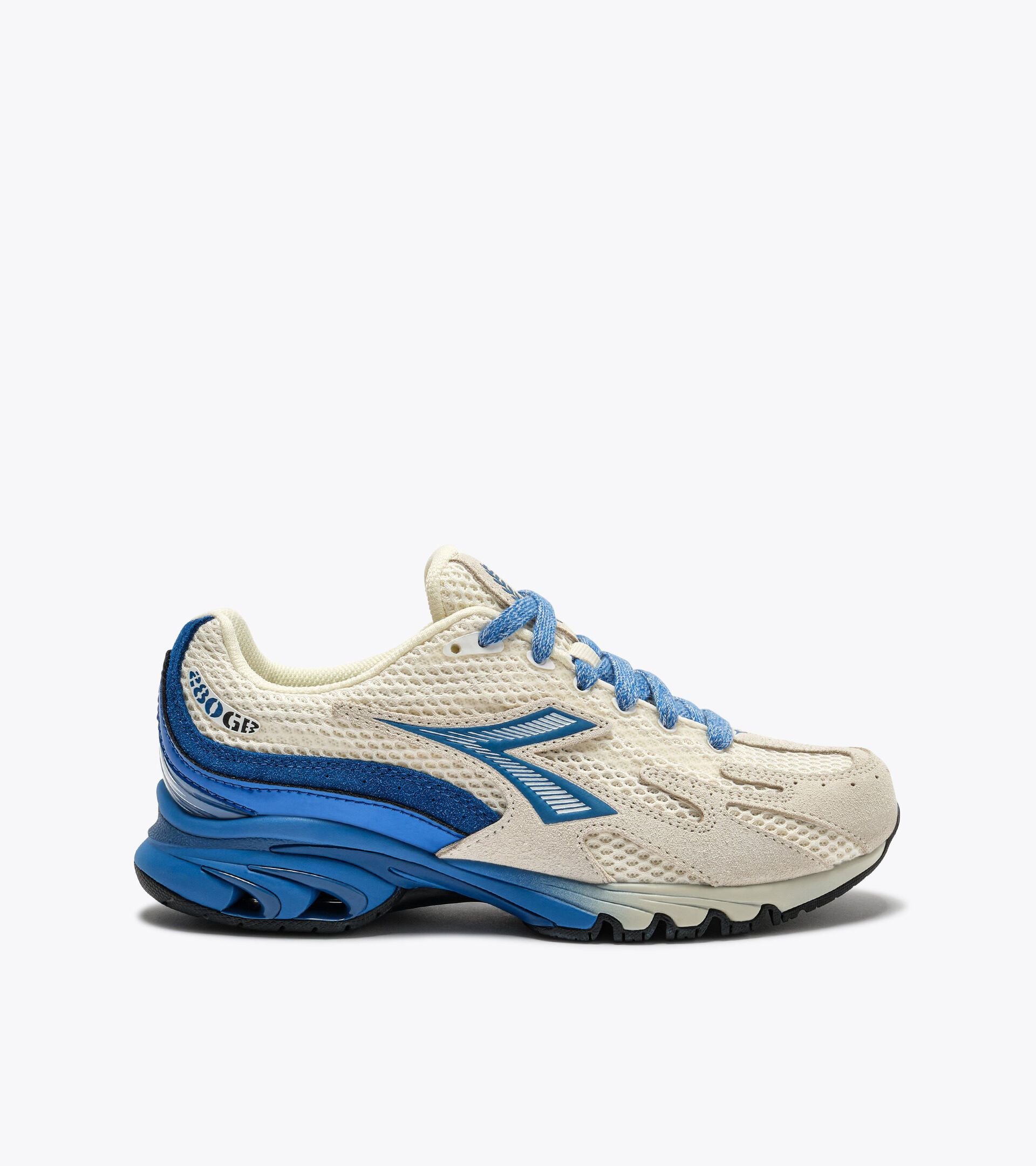 2000s-inspired Sportswear Sneakers - All-gender MYTHOS PROPULSION 280 SHADE PAPYRUS/SNORKEL BLUE - Diadora