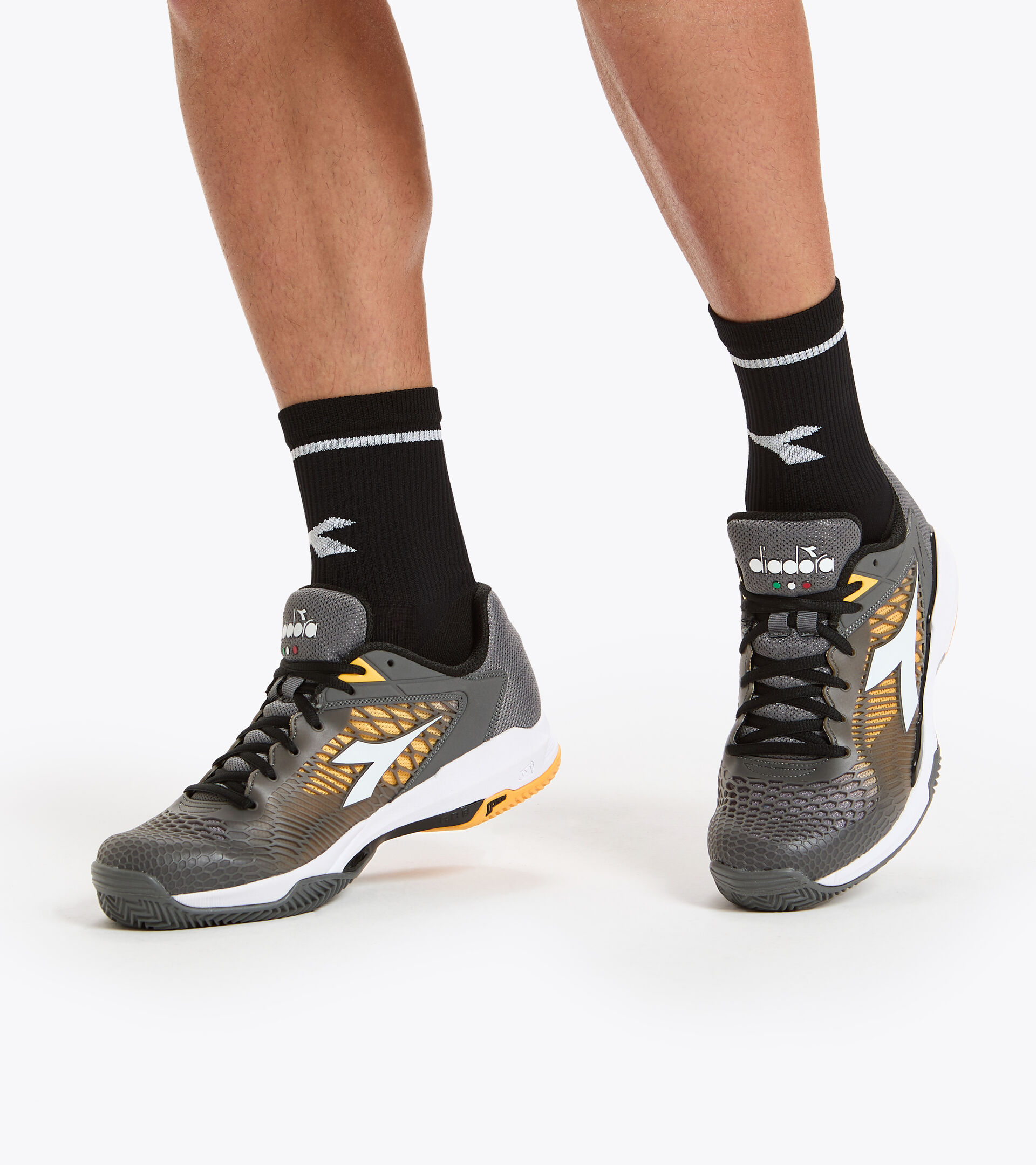 Footwear Sport UOMO SPEED COMPETITION 6 + CLAY QUIET SHADE/WHITE/SAFFRON Diadora