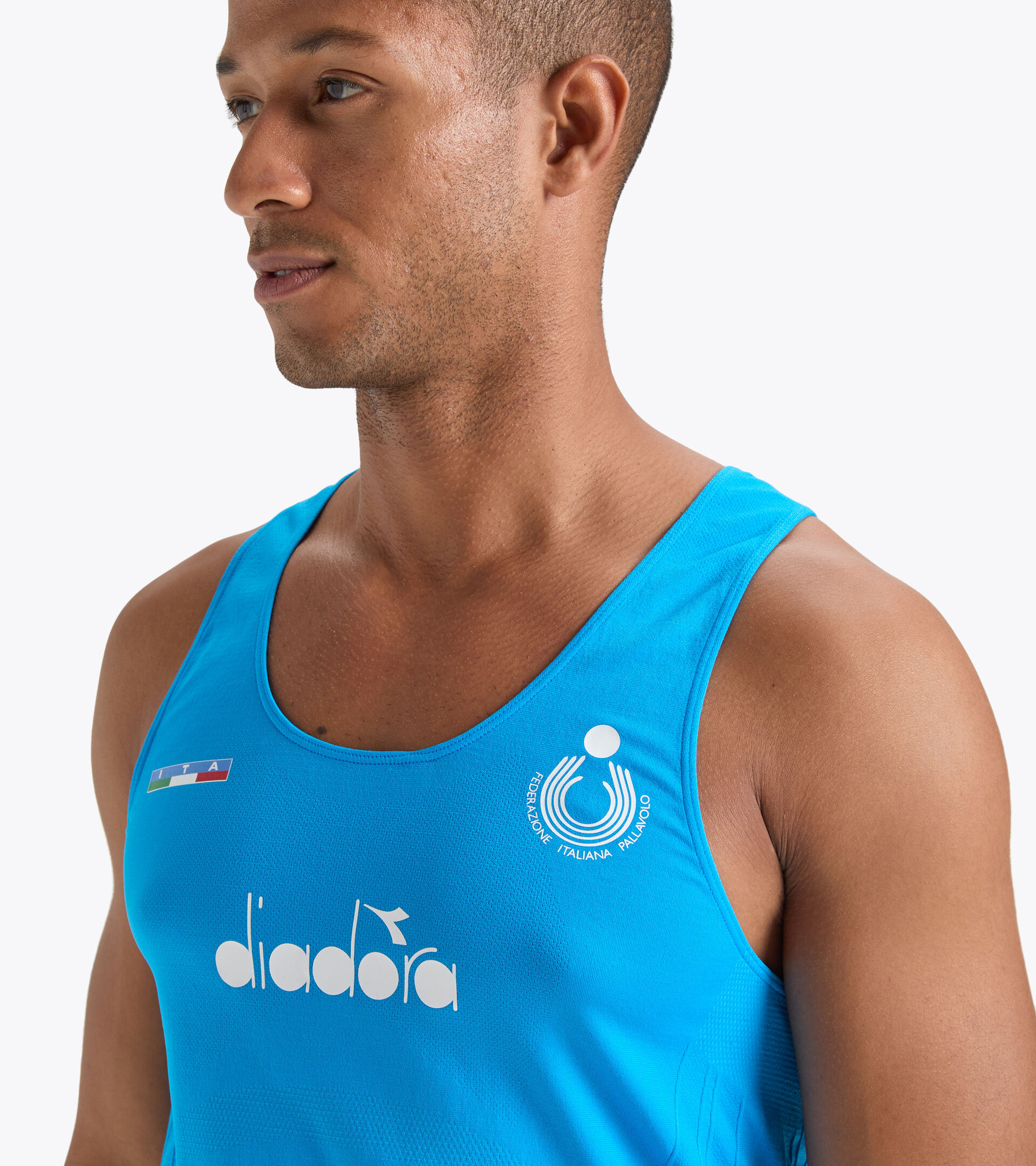 Competition tank Men - Italy National Volleyball Team CANOTTA GARA UOMO BV ITALIA NATIONAL BLUE - Diadora