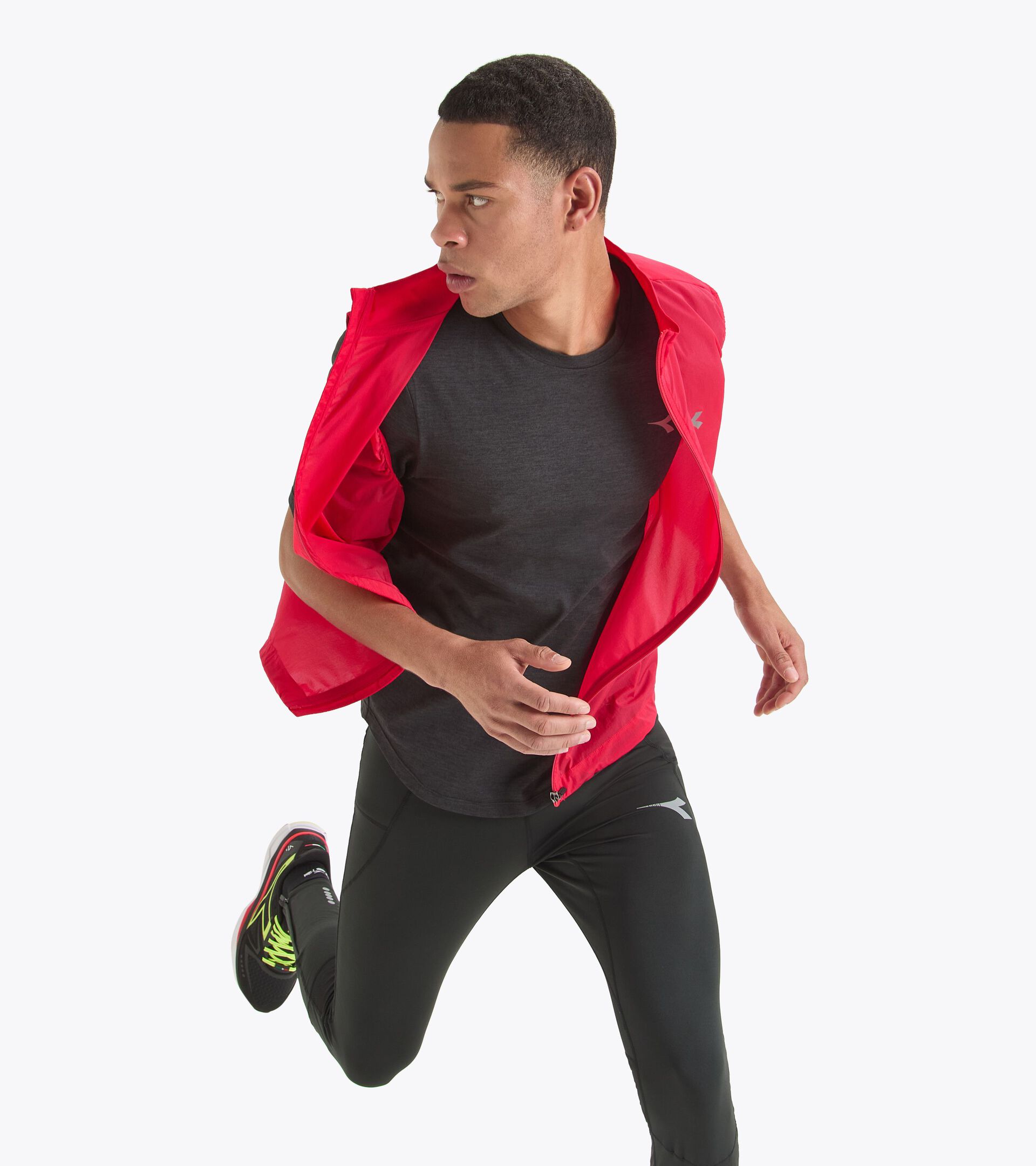 Winddichte Laufweste, packable - Herren
 PACKABLE VEST TOREADOR ROT - Diadora