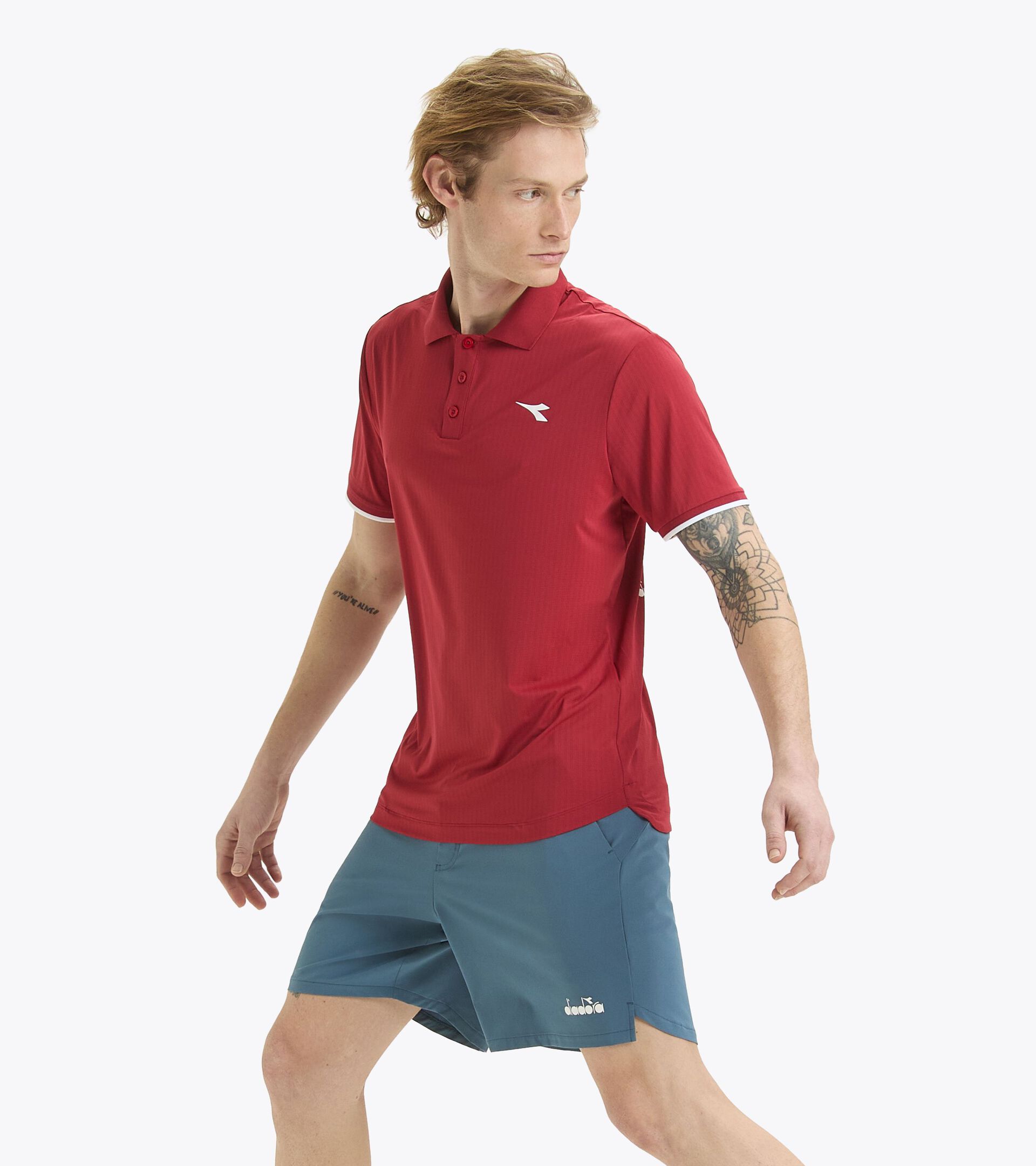 Tennis-Poloshirt - Herren
 SS POLO ICON CHILIPFEFFER - Diadora