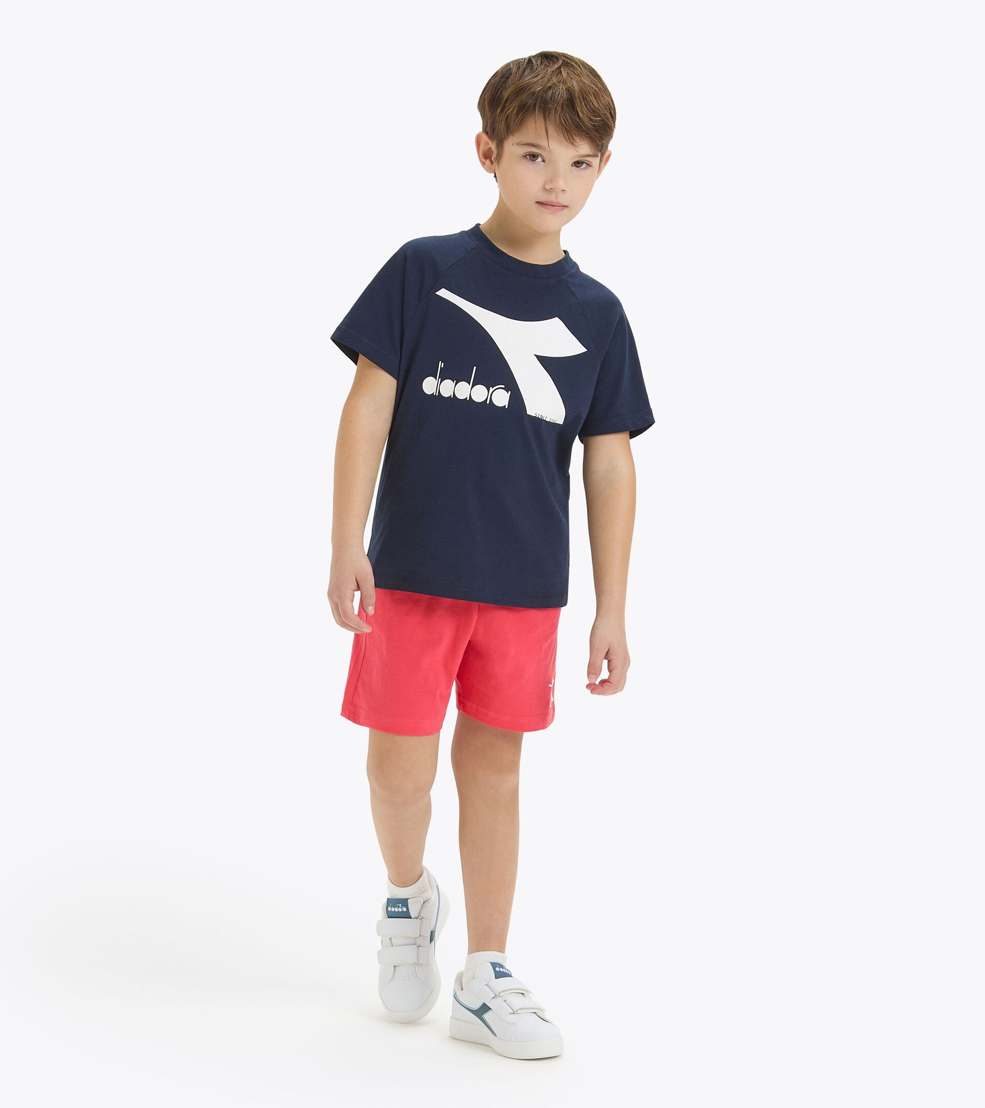 Set sportivo - T-shirt e pantaloncini - Unisex - Ragazzi/e JU. SET SS CORE BLU CLASSICO - Diadora