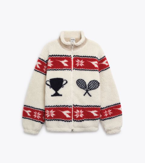 Gilet réversible en polaire - Exclusivité boutique en ligne et Store de Cortina - Femme
 REVERSIBLE POLAR FLEECE JACKET BLANCHE - Diadora