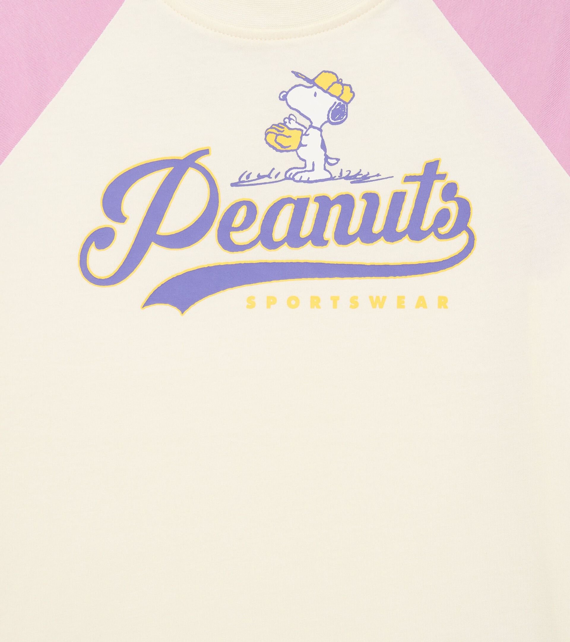 Peanuts college-style t-shirt - Kids - All-gender JU. T-SHIRT SS PEANUTS VIOLET MIST - Diadora