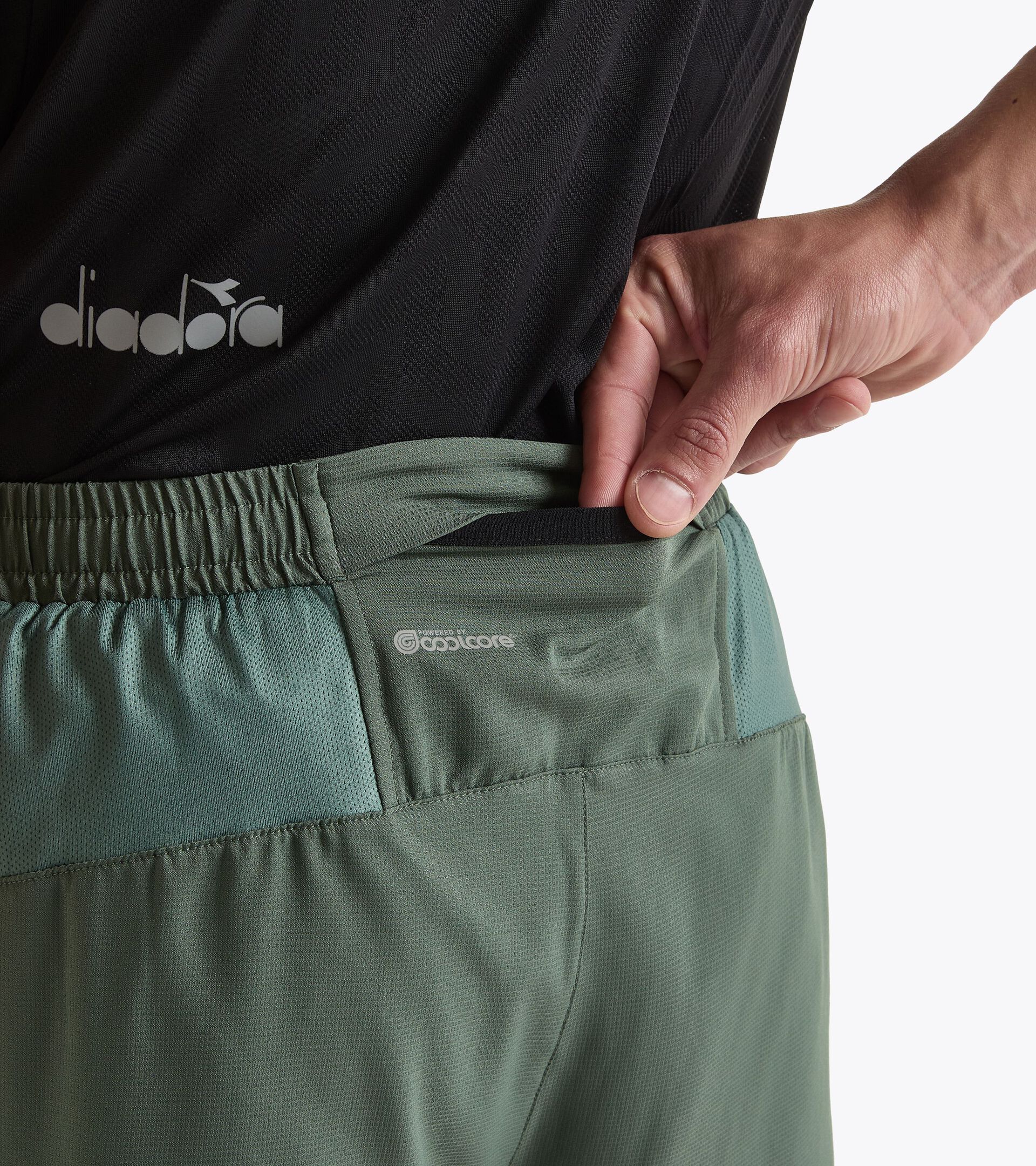 5’’ running shorts - Light fabric - Men’s SUPER LIGHT SHORTS 5" CILANTRO - Diadora