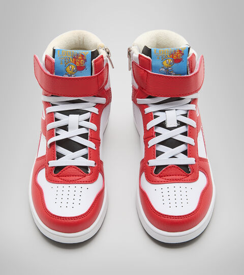 MAGIC BASKET MID TWEETY PS, ROSSO/BIANCO Sportschuh - Kinder 4-8 Jahren MAGIC BASKET MID TWEETY PS ROSSO/BIANCO - Diadora