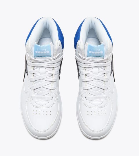 RAPTOR MID GS, WHITE/NAVAL ACADEMY Sports shoes - Youth 8-16 years RAPTOR MID GS WHITE/NAVAL ACADEMY - Diadora