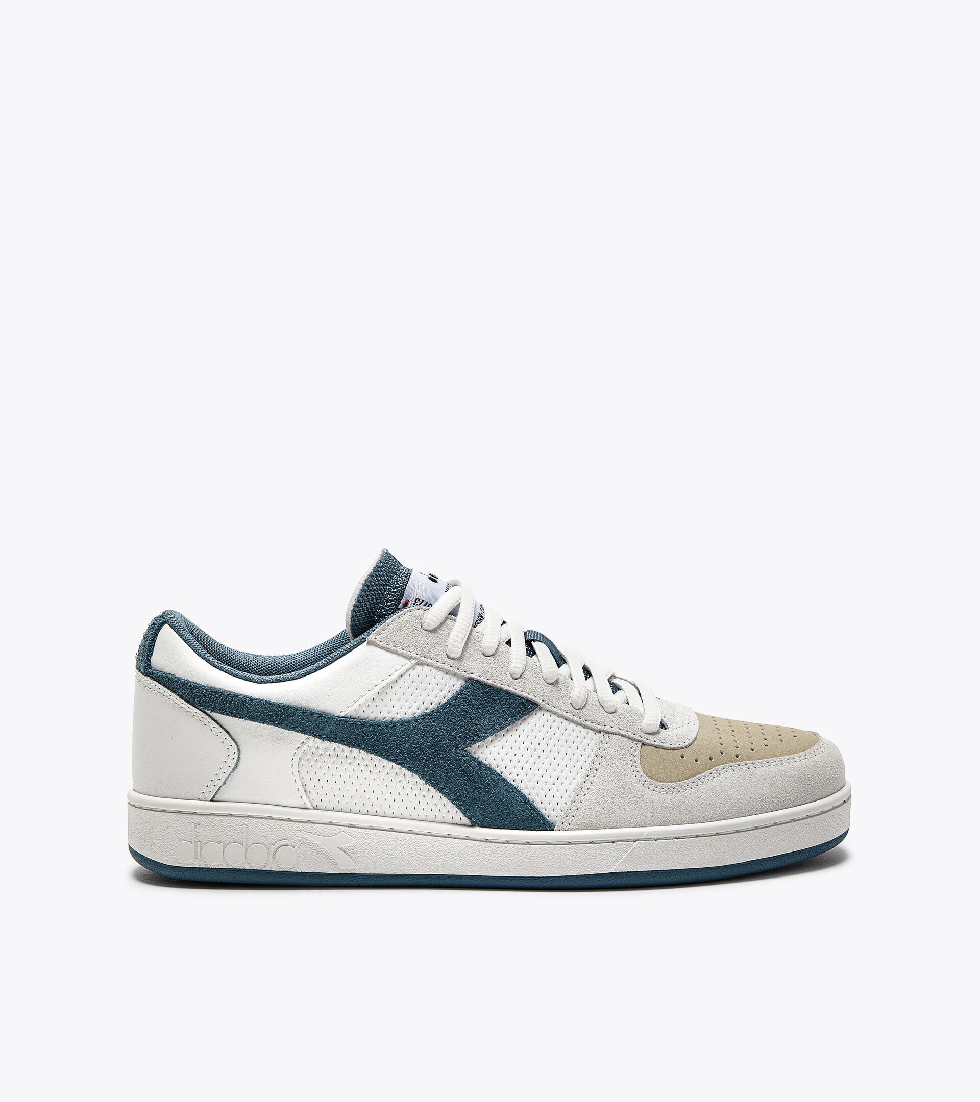 Sneaker sportiva - Gender Neutral MAGIC BASKET LOW NEAT BIANCO/GRIGIO TEMPORALE - Diadora