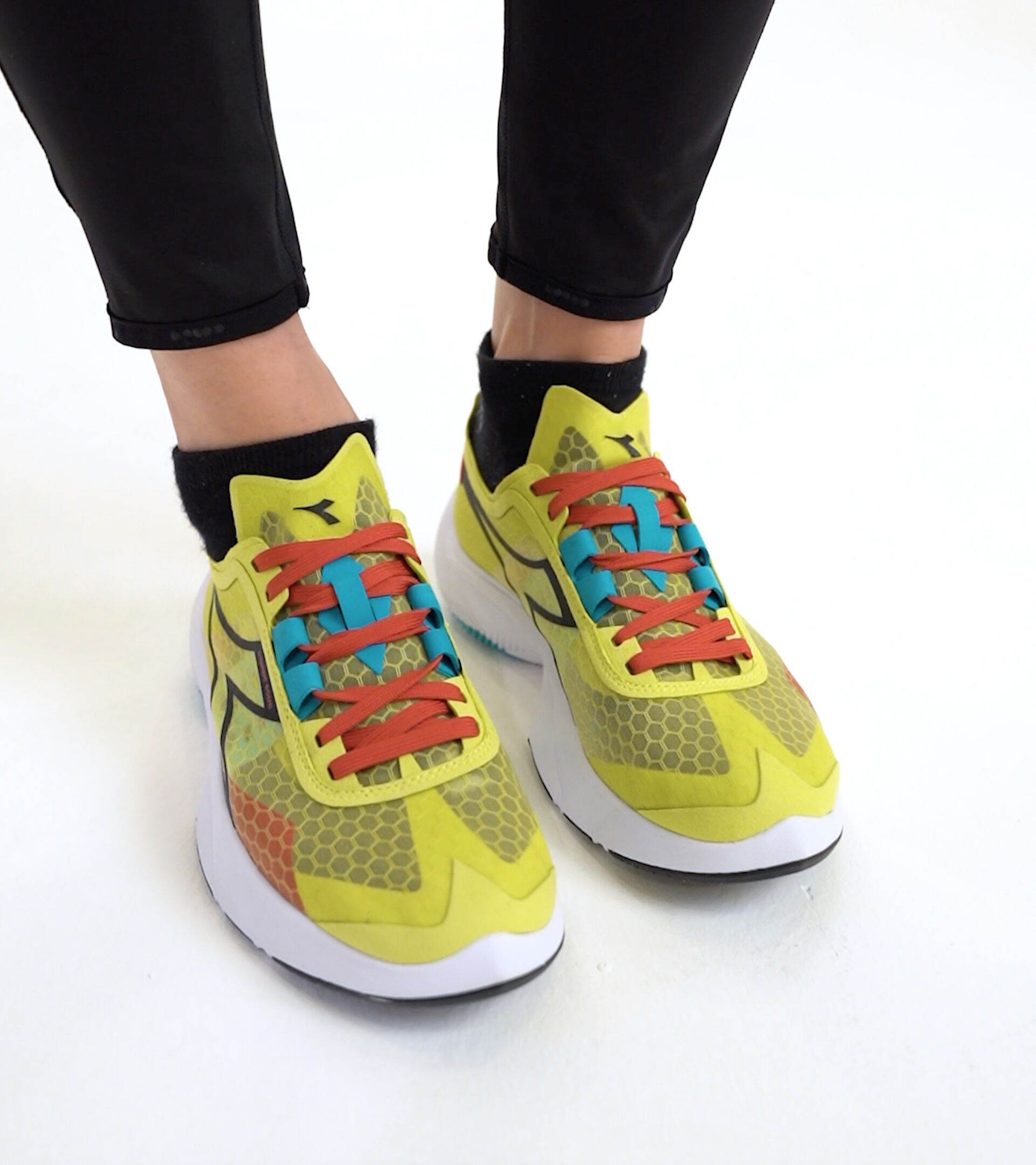 Chaussures de running - Homme EQUIPE CORSA SOURCES SULFUREUSES/NOIR/BLANC - Diadora