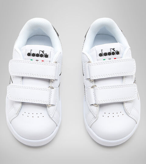 GAME P TD, WHITE/WHITE/BLACK Sports shoes - Toddlers 1-4 years GAME P TD WHITE/WHITE/BLACK - Diadora