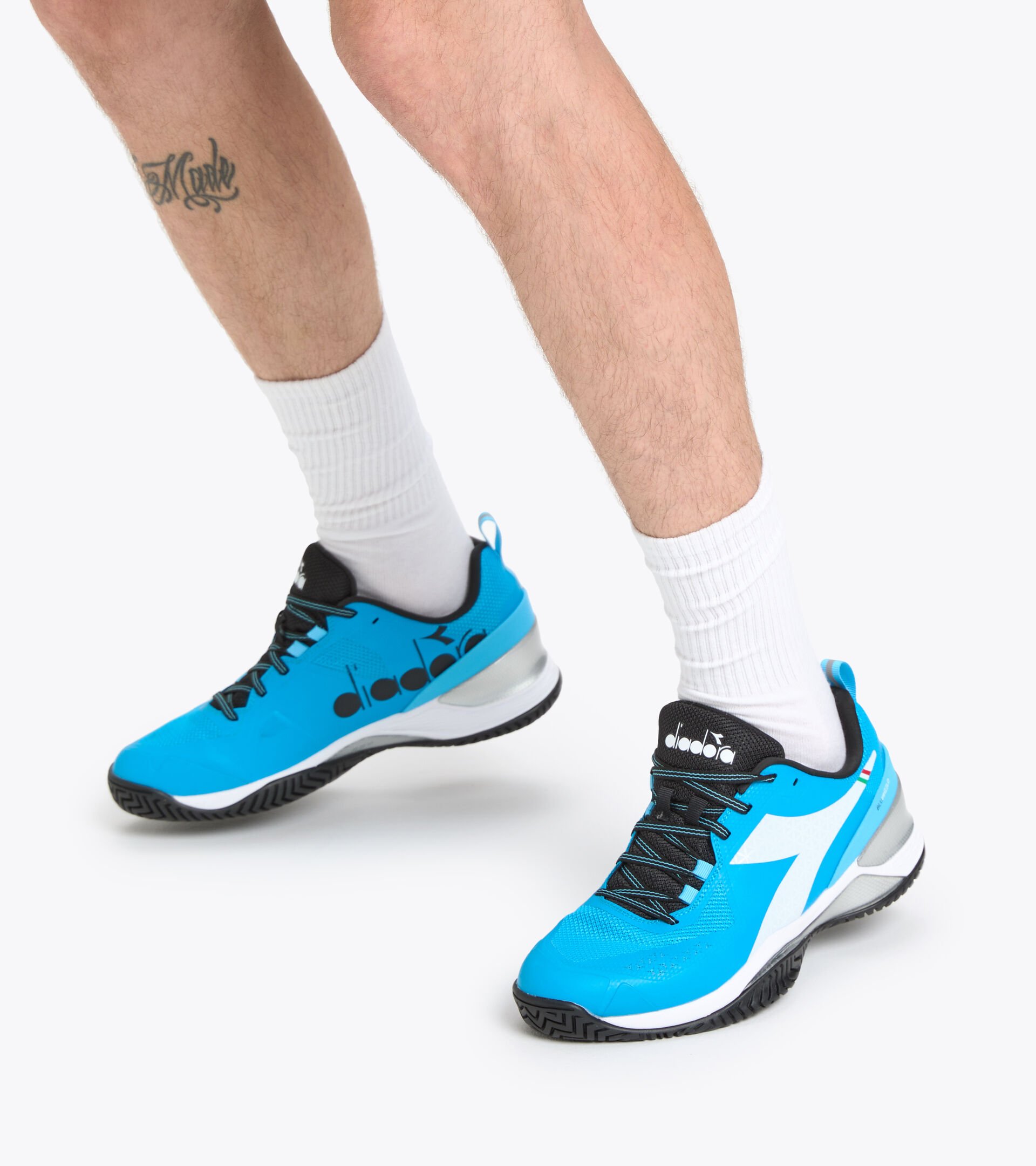Zapatillas de tenis - Hombre BLUSHIELD TORNEO AG AZUL JOYA/WEISS/NEGRO - Diadora