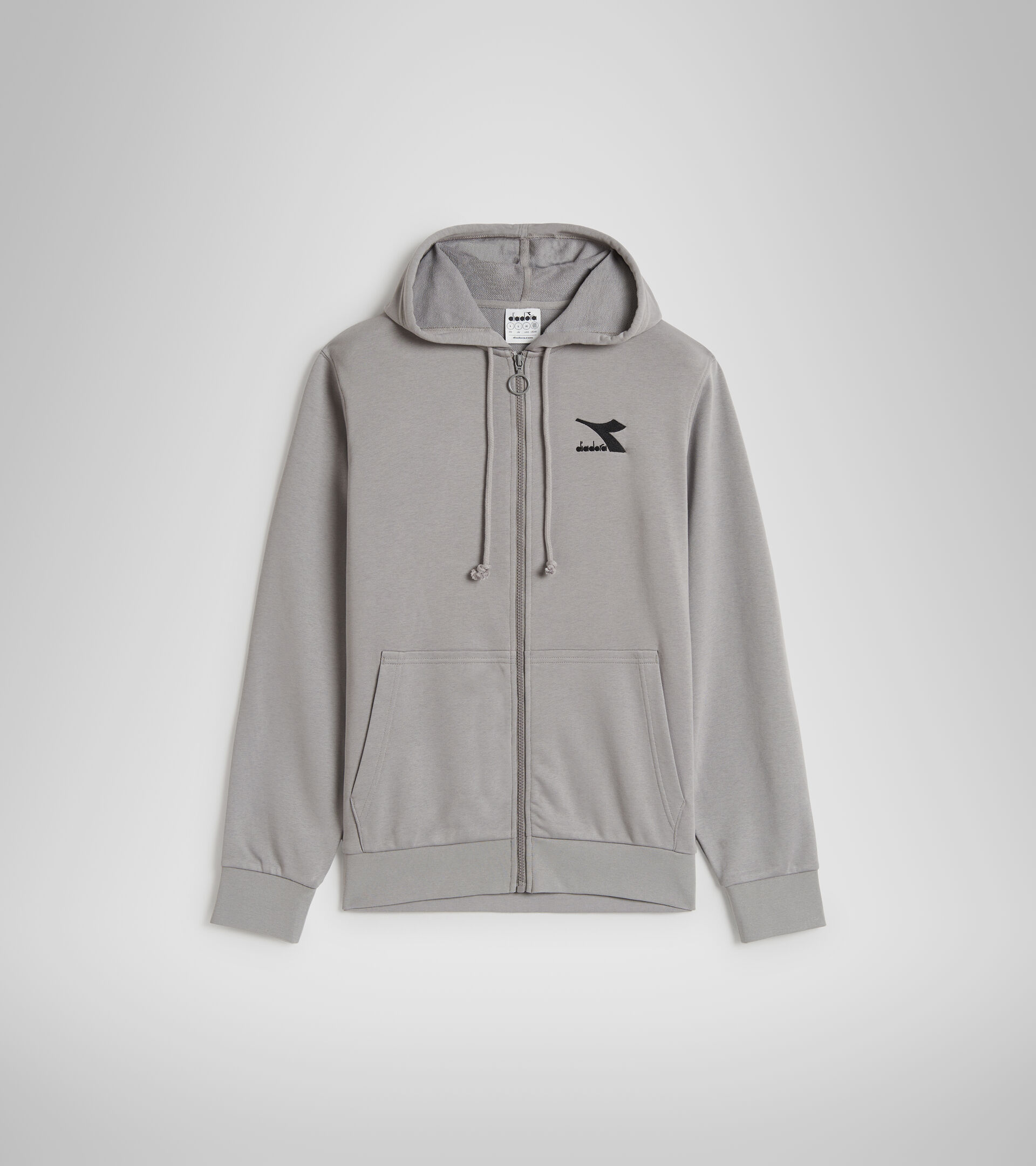 Sweat-shirt de sport en coton mélangé - Homme HOODIE FZ SWEAT CORE GRIFFON - Diadora