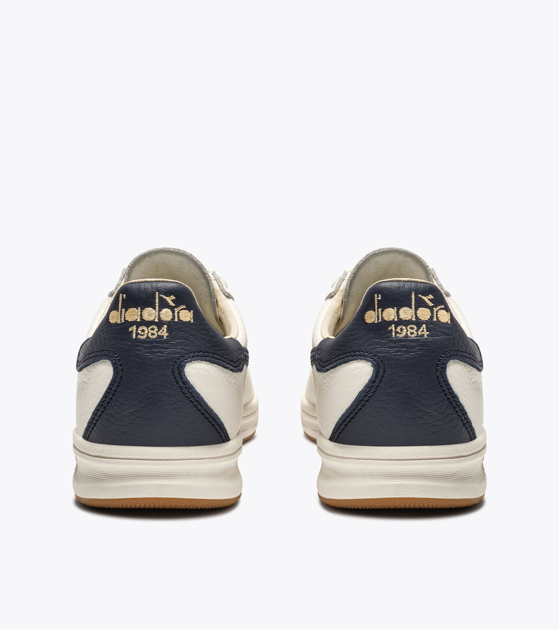 Sneakers Heritage en cuir - Pour tous les genres
 B.ELITE DOMINIO BLANC/BLEU CABAN - Diadora