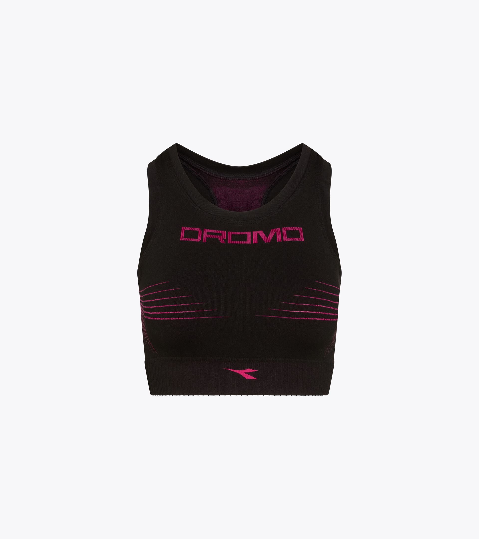 Dromo X Diadora: running Made in Italy L. TOP STRATOUNO DROMO NEGRO - Diadora