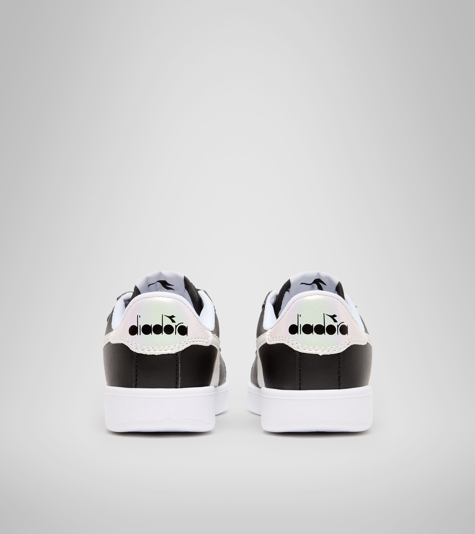 Sports shoes - Kids 4-8 years GAME P PS GIRL BLACK /WHITE - Diadora