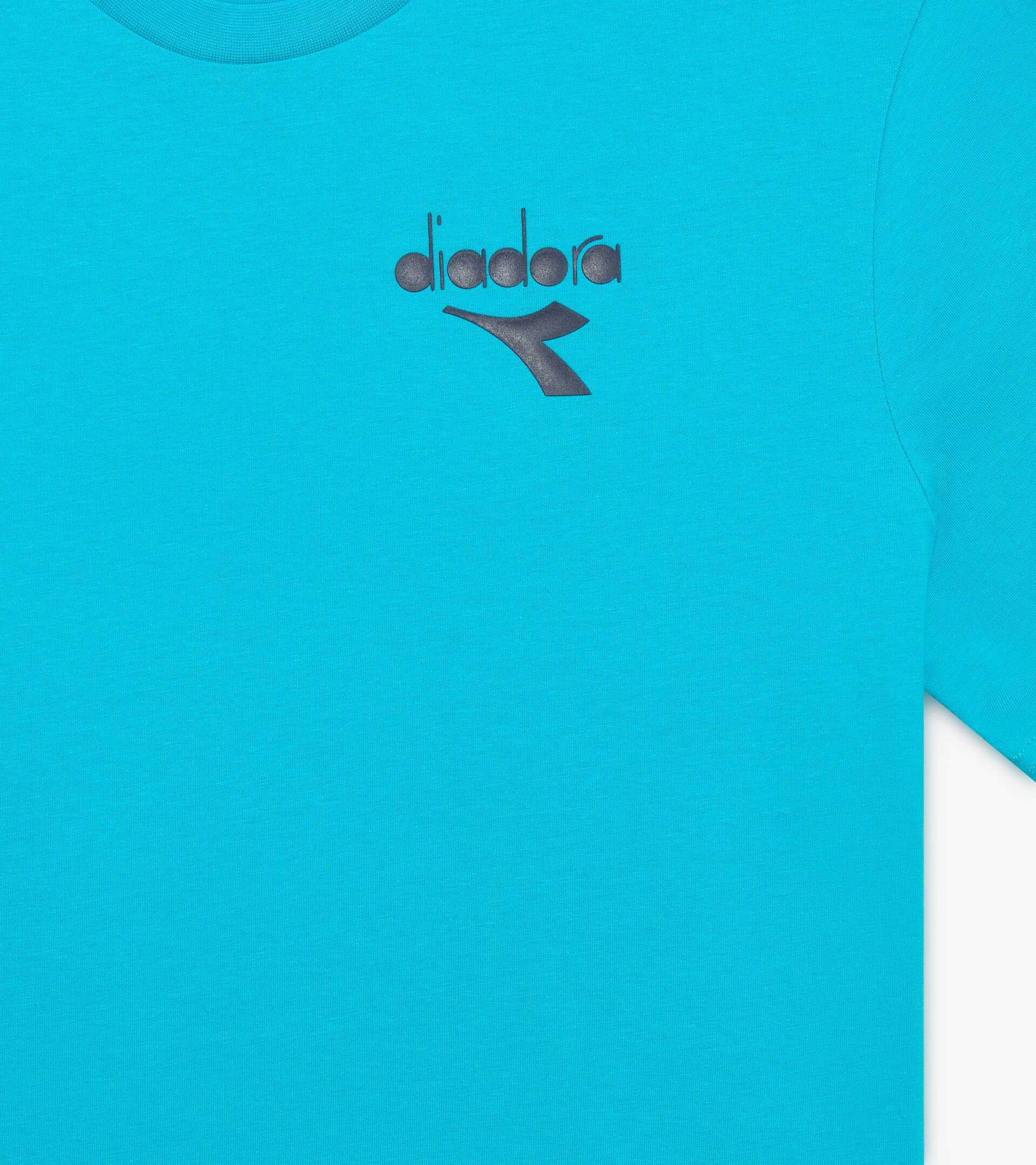 Cotton t-shirt - Men’s T-SHIRT SS ESS. SPORTS SL BALTIC SKY-BLUE - Diadora