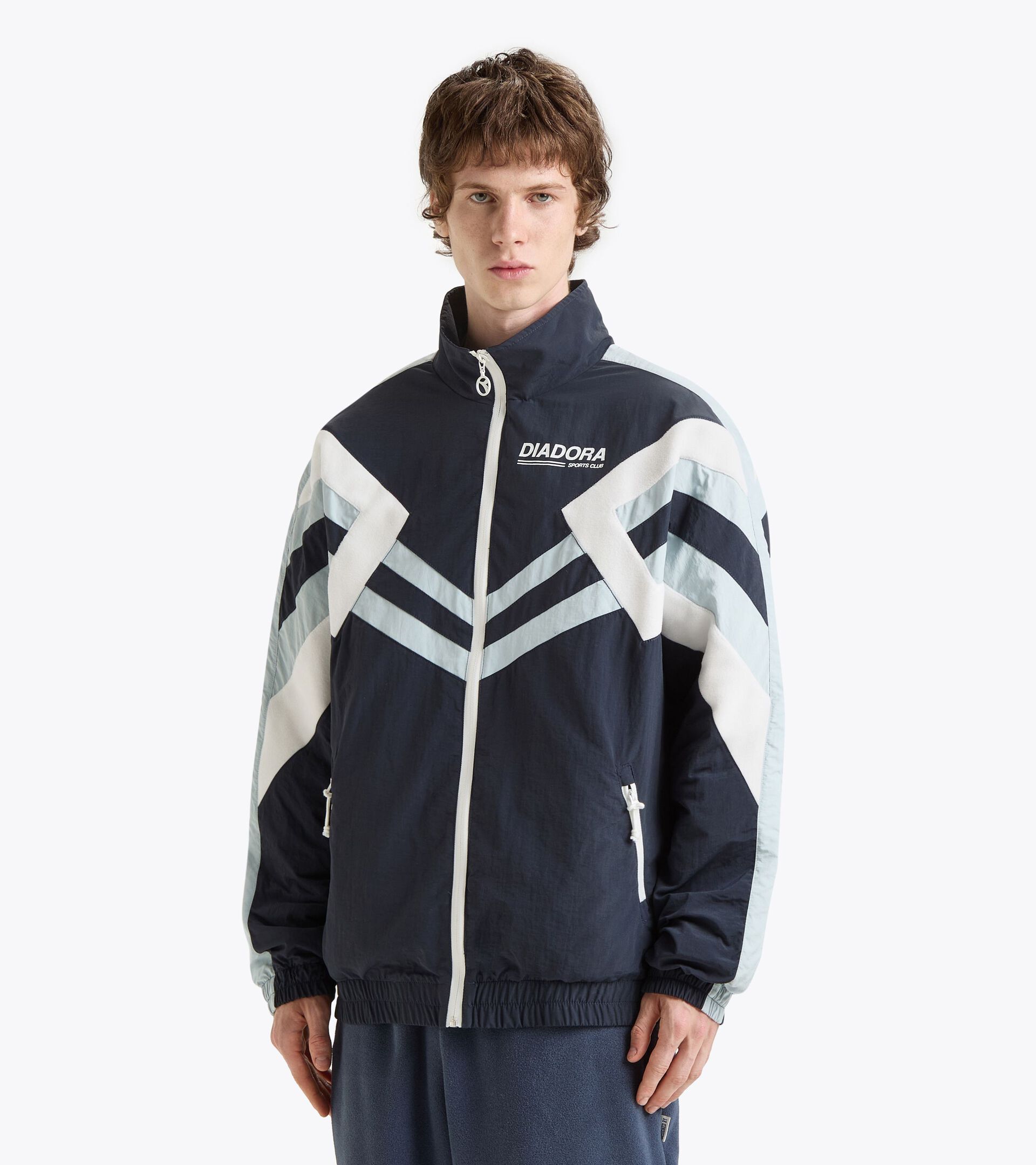 Track jacket - Made In Italy - All-Gender
 TRACK JACKET LEGACY BLUE DENIM - Diadora