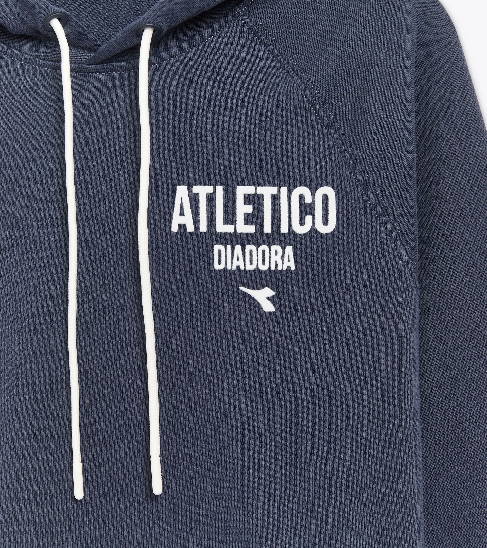 Legacy hoodie - Made in Italy - All-gender HOODIE LEGACY BLUE DENIM - Diadora