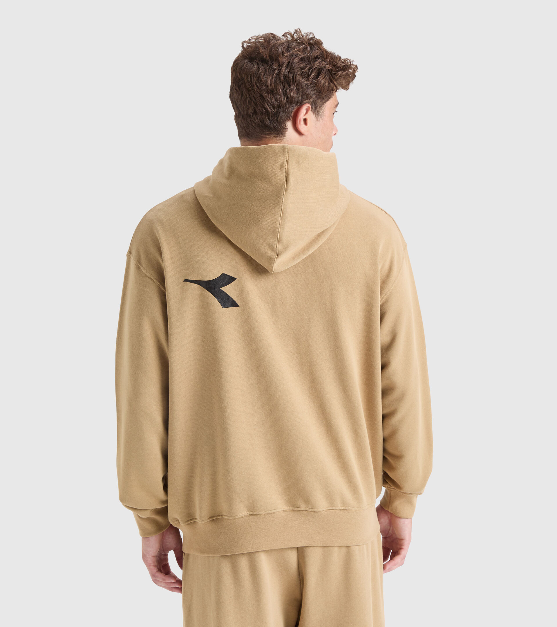 Cotton hooded sweatshirt - Unisex HOODIE MANIFESTO BEIGE TAN - Diadora