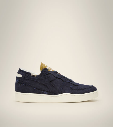 Made in Italy Heritage Shoe - Unisex MI BASKET ROW CUT ITA VALDILANA BLUE EBONY - Diadora