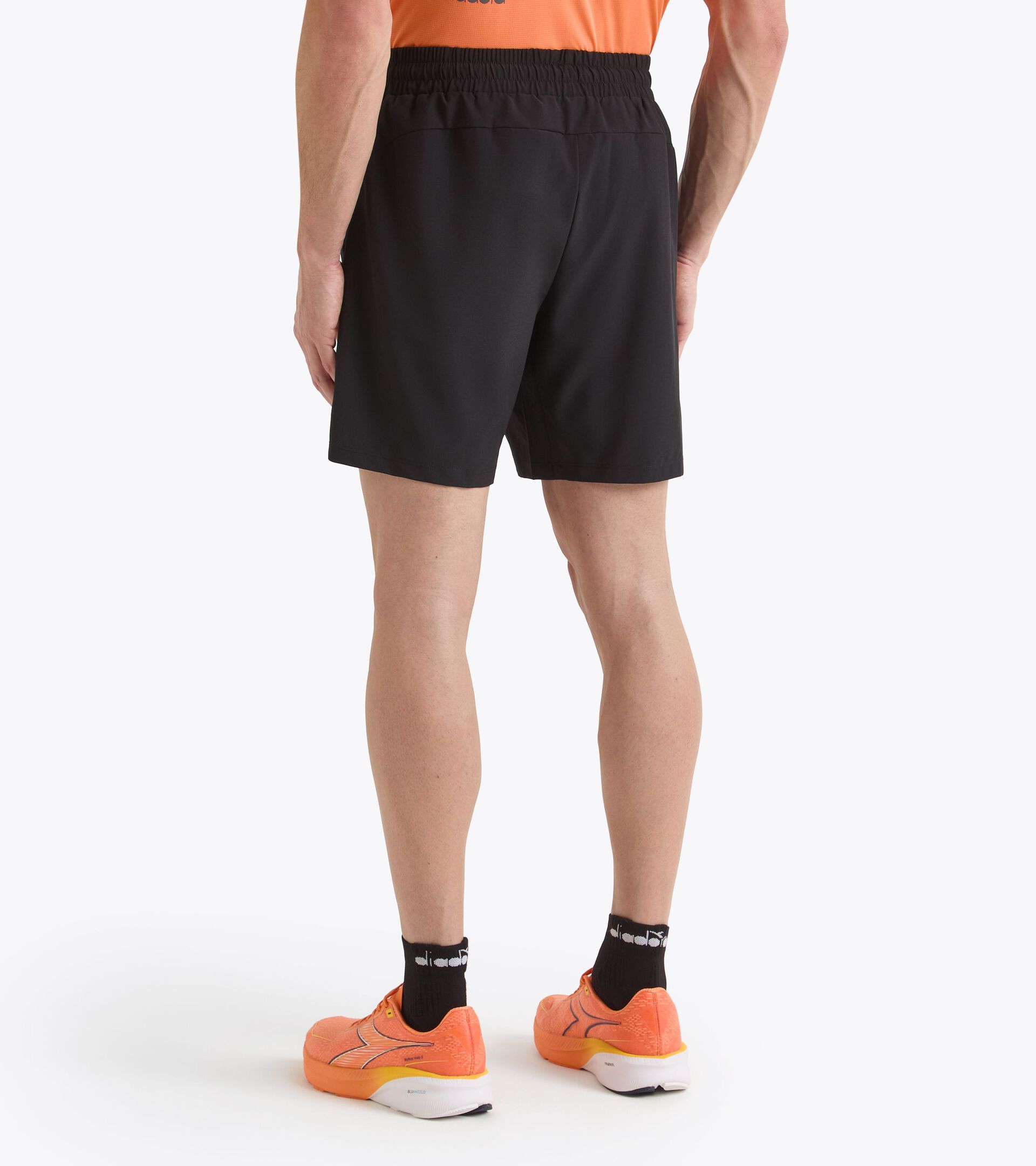 7’’ running shorts - Light fabric - Men’s SHORTS RUN 7 BLACK - Diadora
